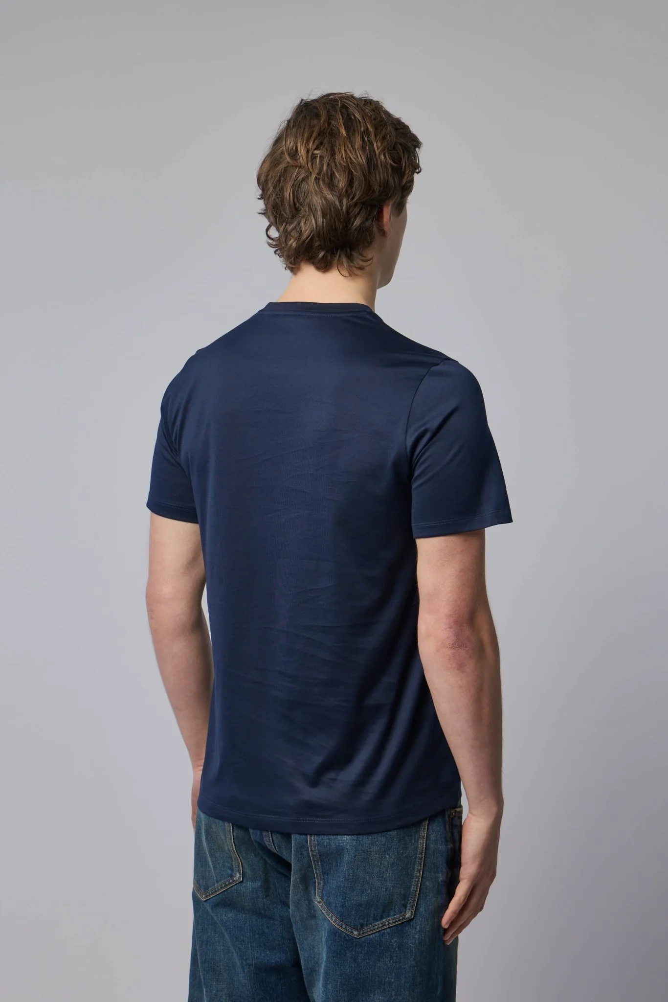 Double Logo Patch Cotton T-shirt - Image 5