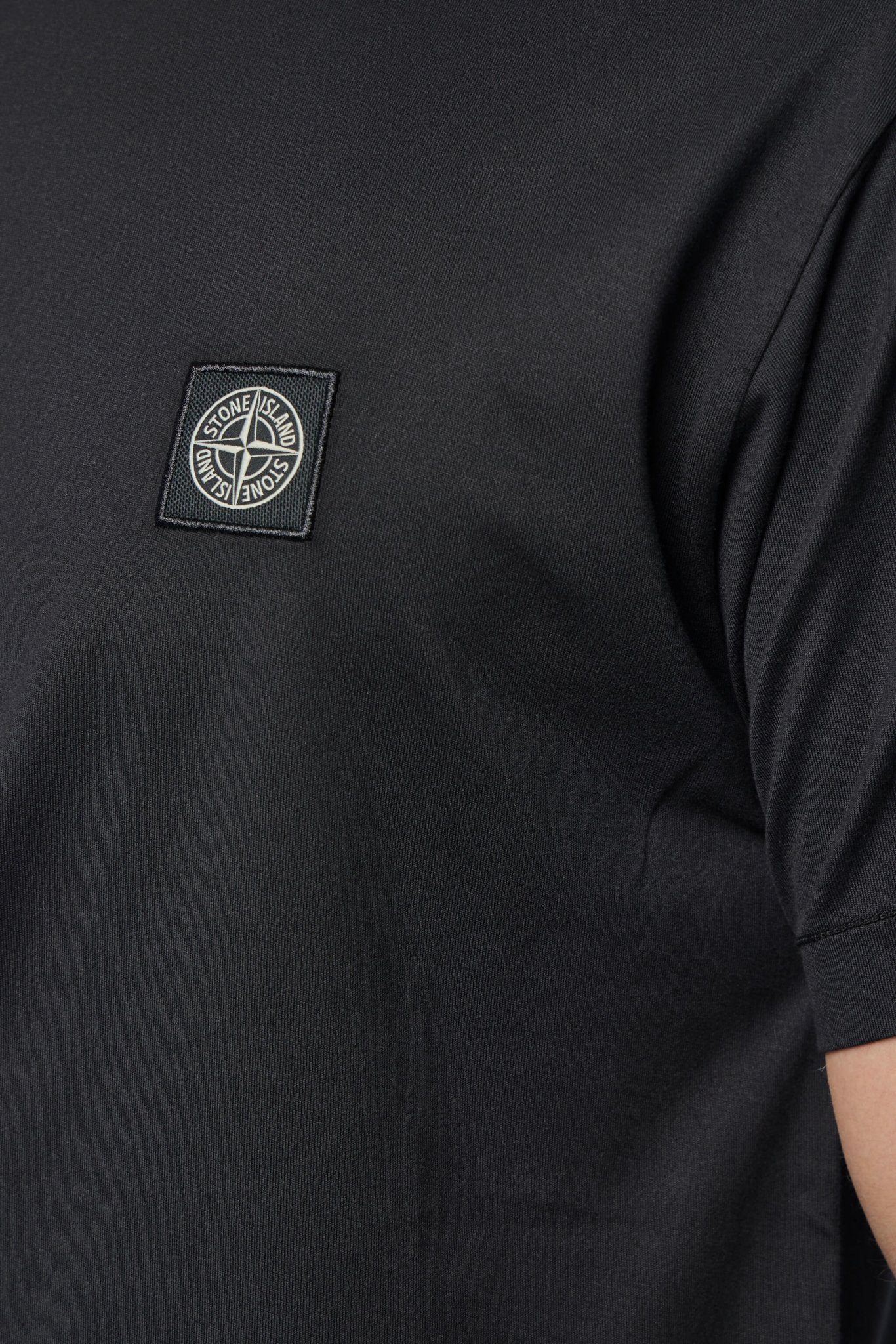 Slim Fit T-shirt with Compass Patch - Image 4