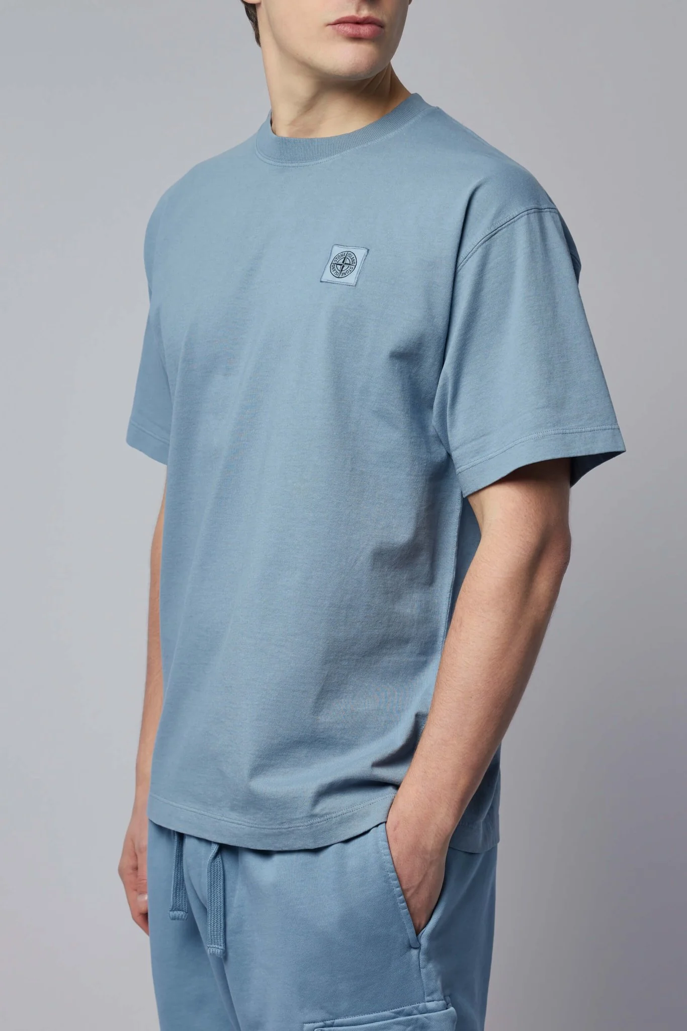 Regular Fit T-shirt with Compass Patch - Image 3