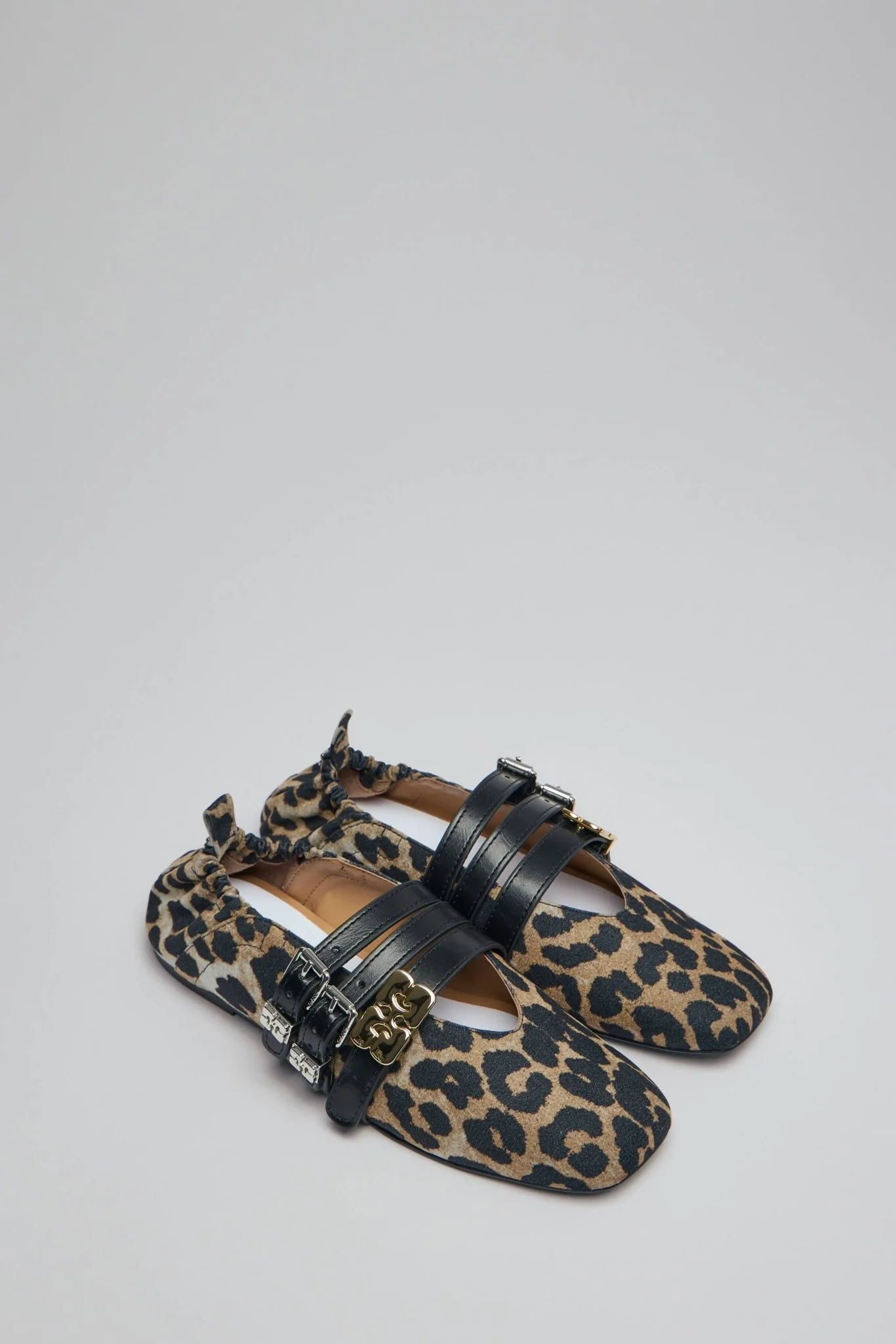 Sue Triple Ballerina Flocked Denim Printed - Image 4