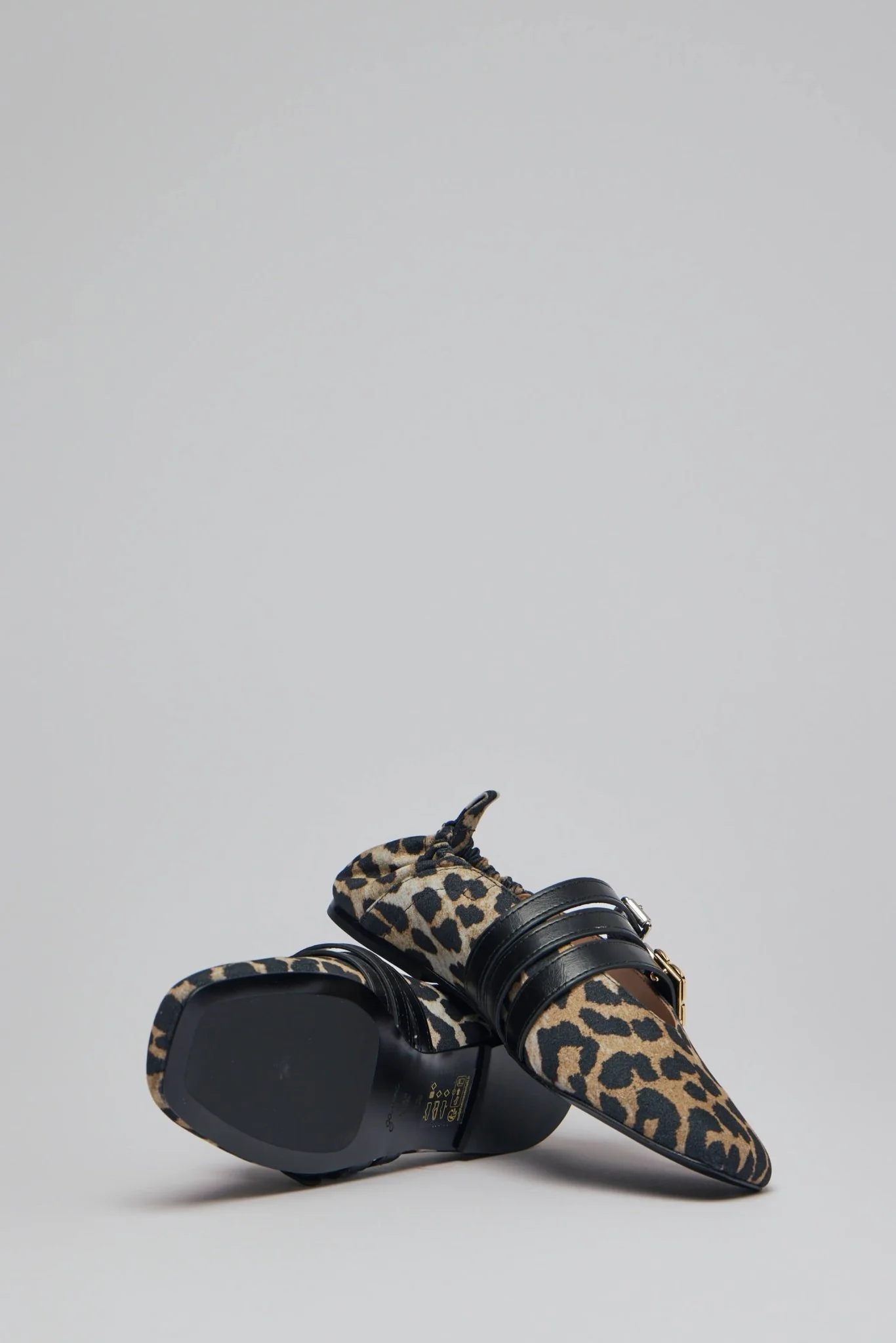 Sue Triple Ballerina Flocked Denim Printed - Image 5