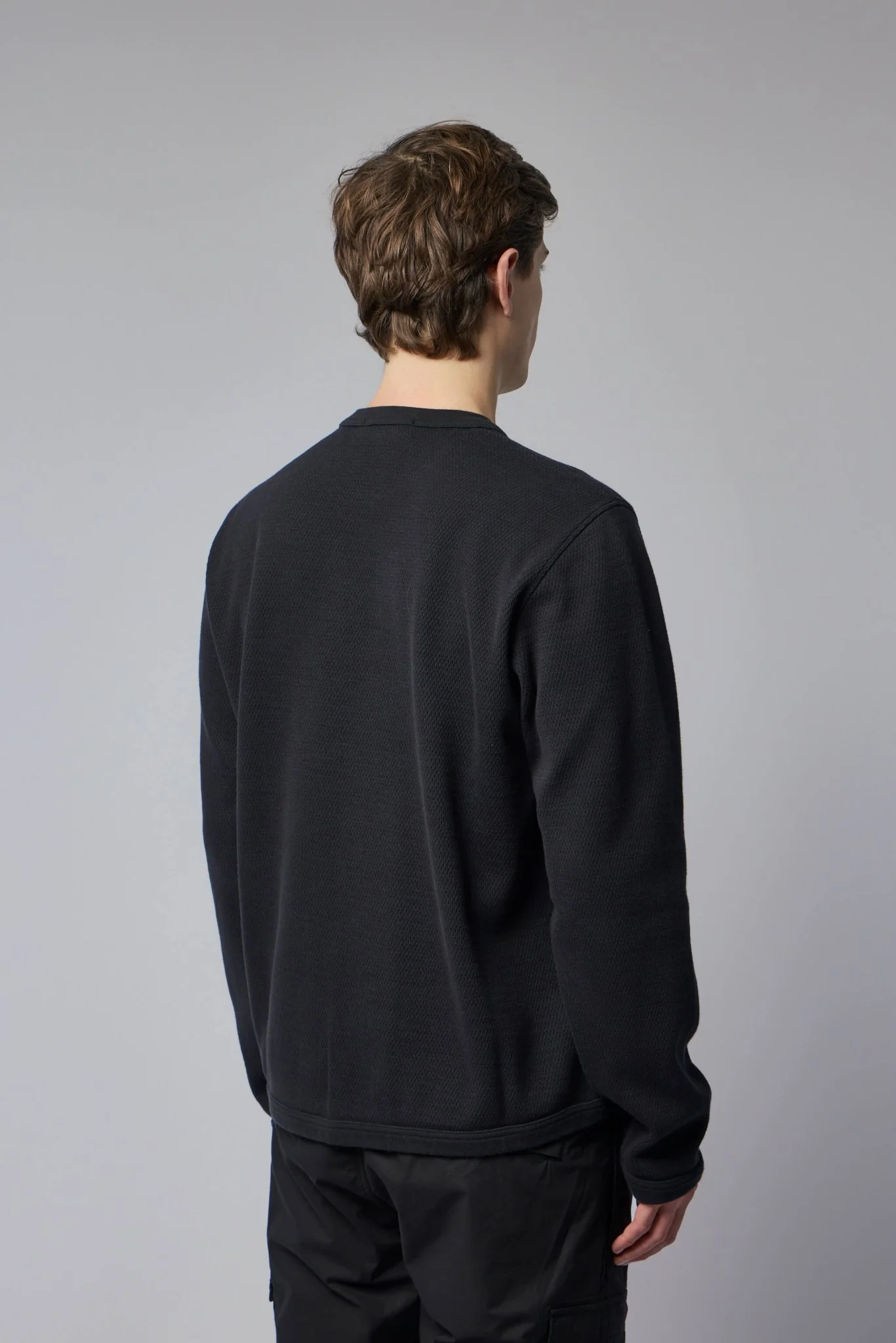 Regular Fit Crewneck Sweatshirt with Elasticated Trims - Image 5