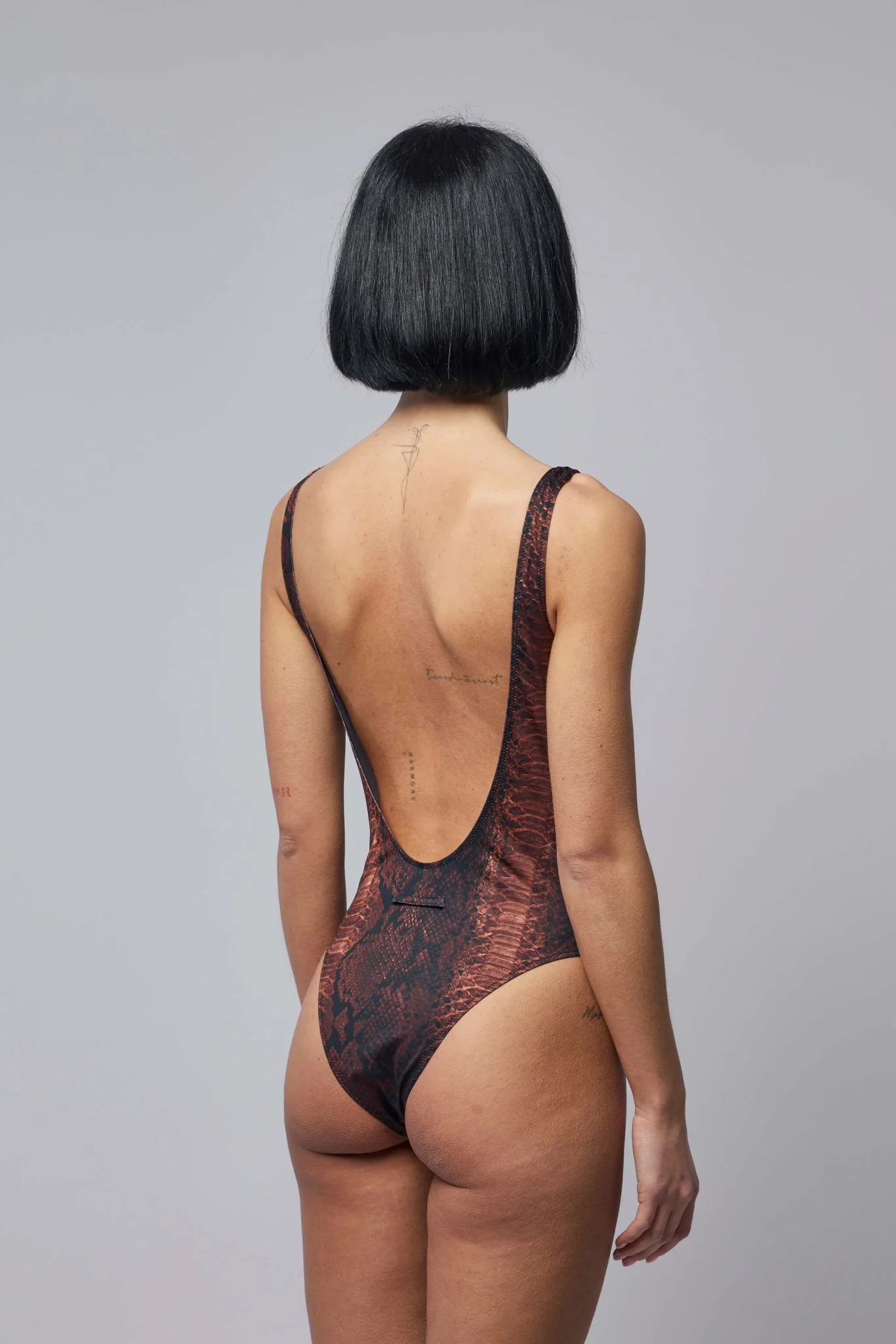 Printed Python Swimsuit - Image 4