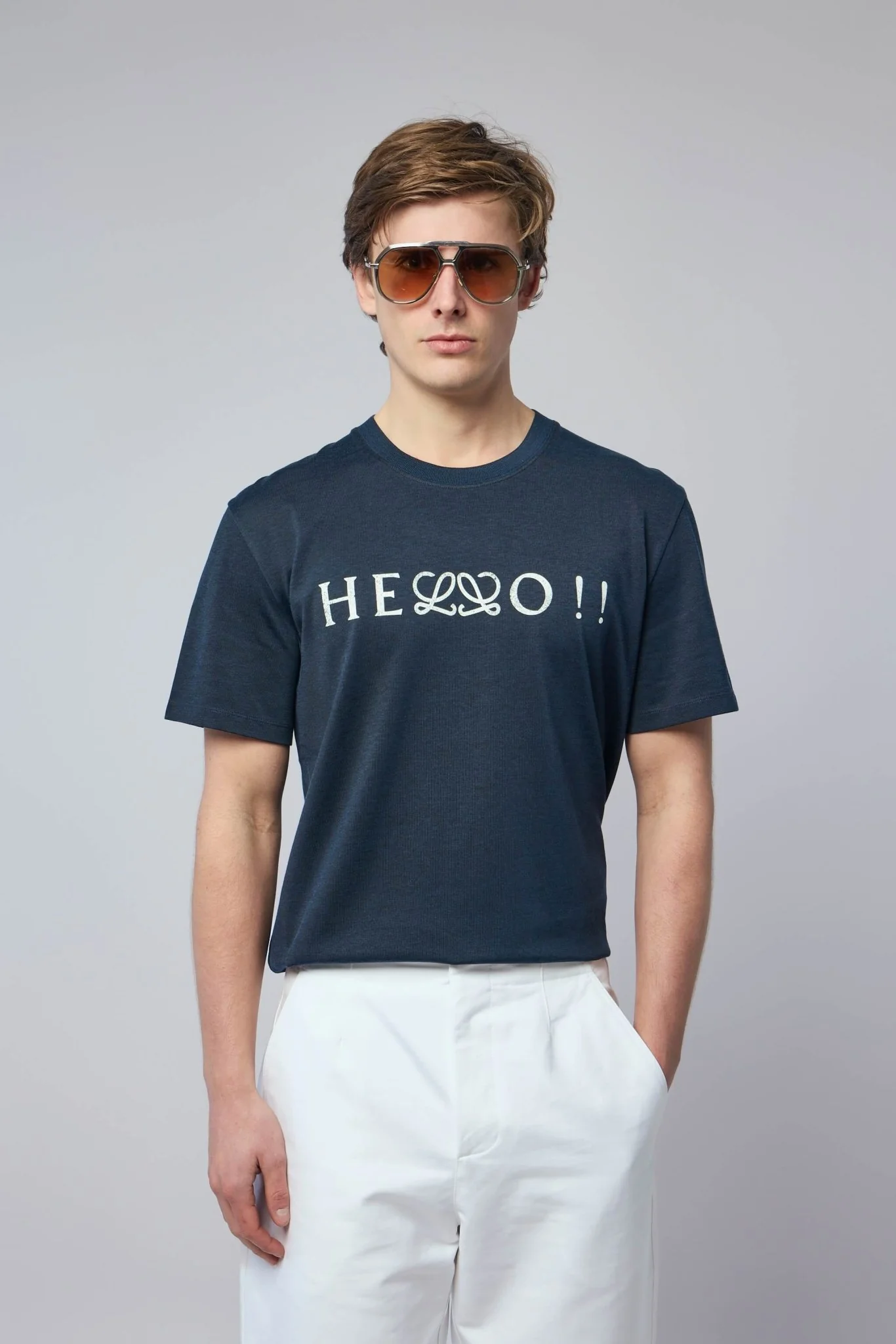 Regular Fit T-shirt in Cotton Blend