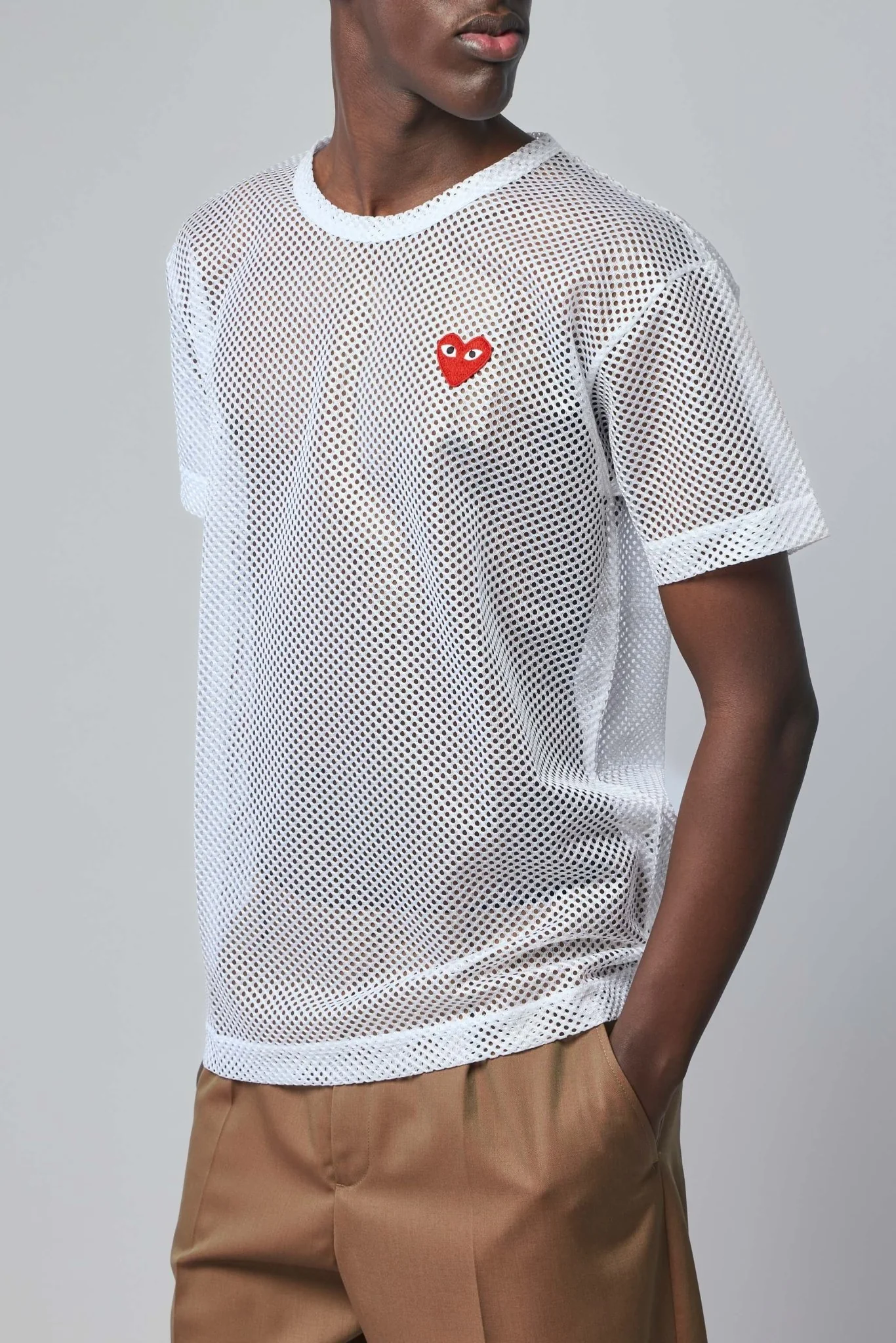 Mesh T-shirt Red Emblem - Image 3