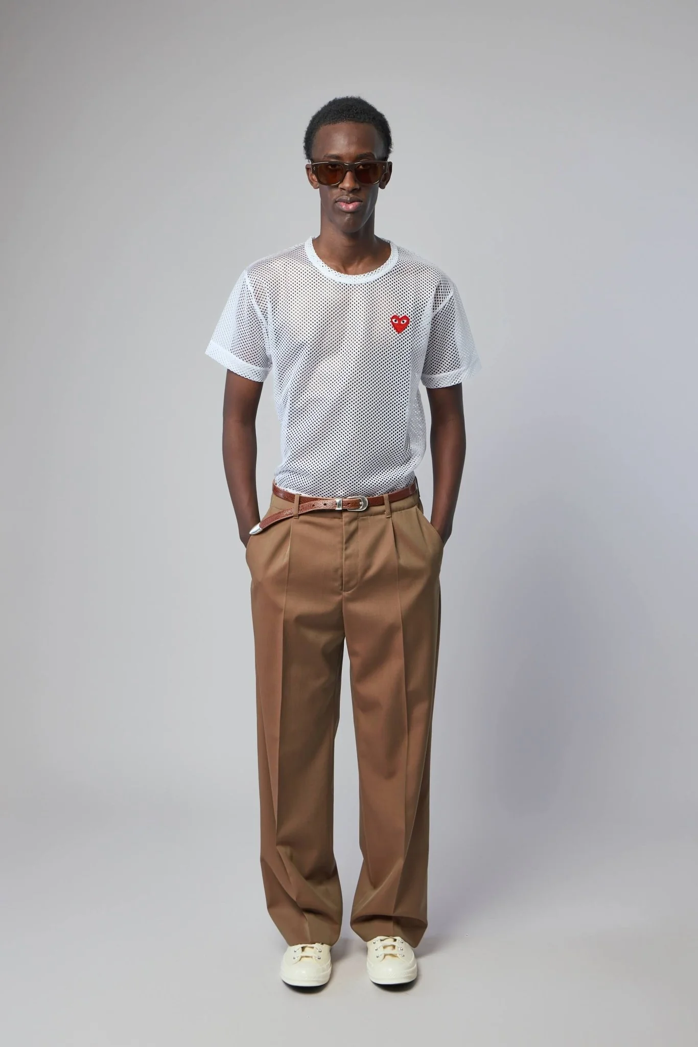 Mesh T-shirt Red Emblem - Image 6