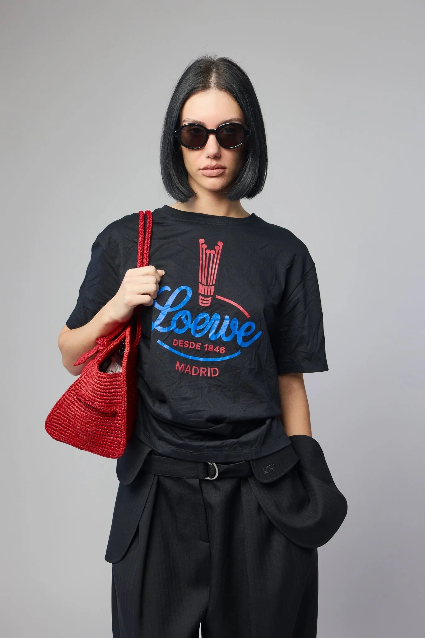 T-shirt in Cotton Blend