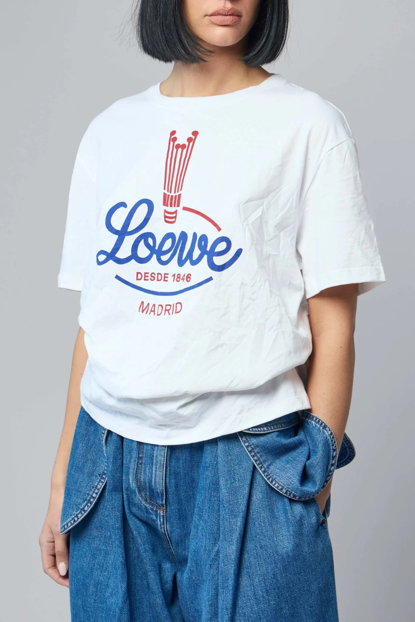 T-shirt in Cotton Blend - Image 3