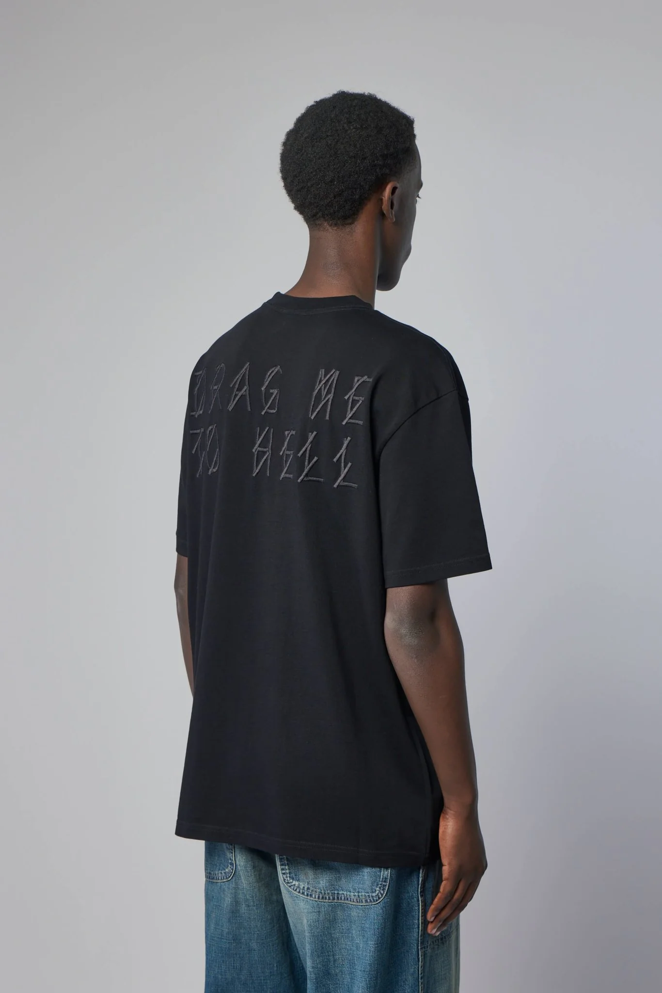 Tee Jersey Black + Dmth Antracite - Image 4