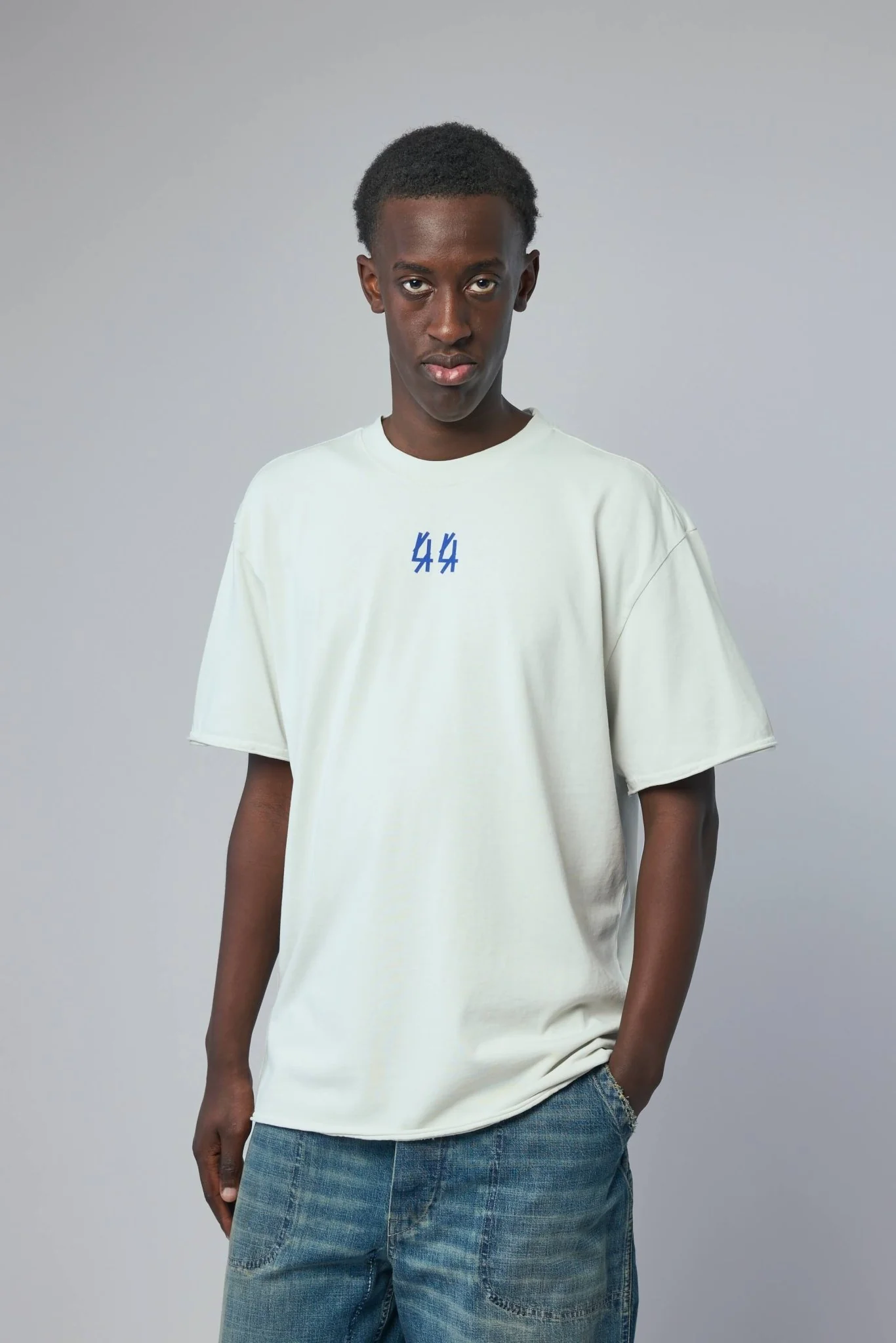 Tee Jersey Blint + 44 Stamp Sapphire