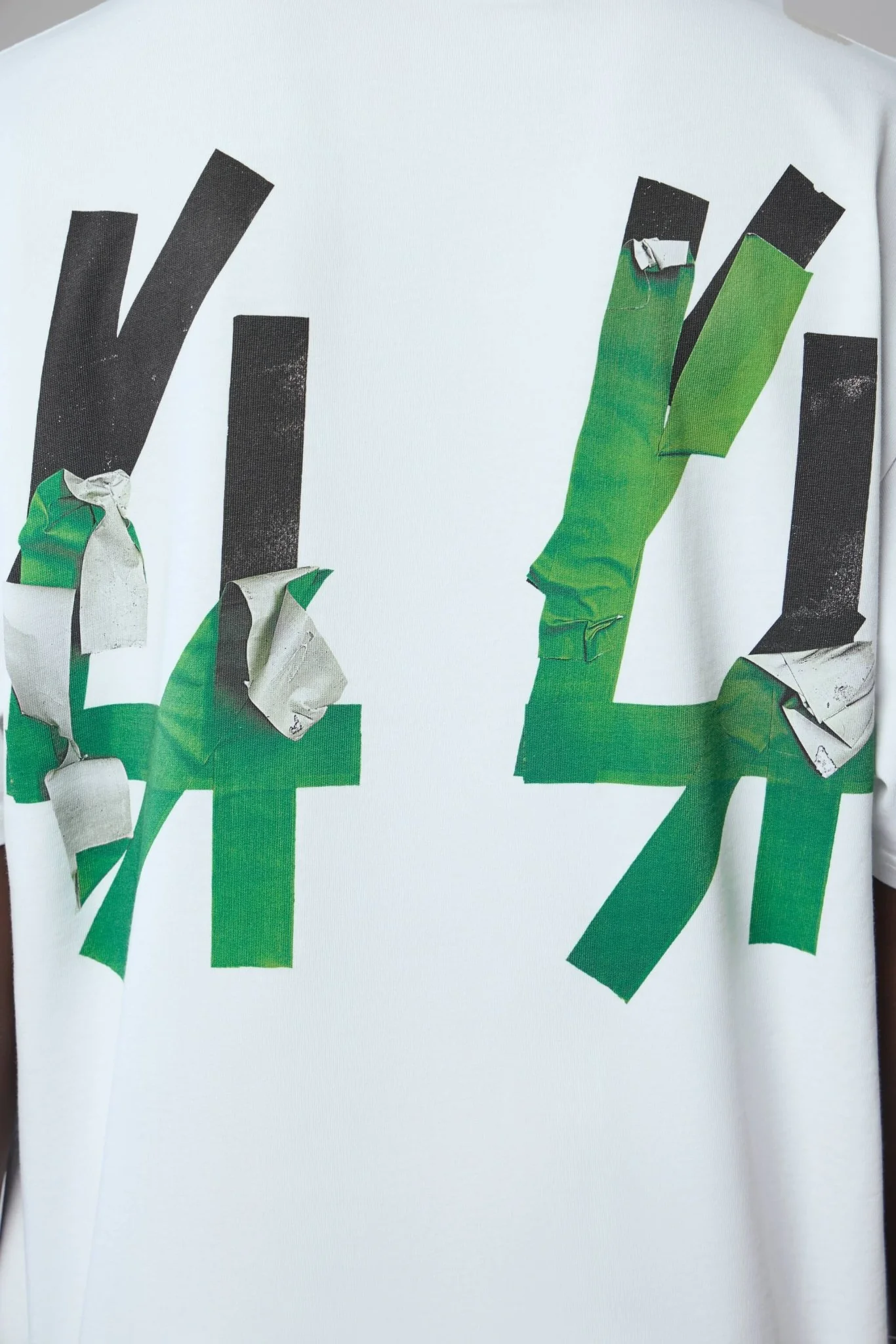 Tee Jersey Optical White + Tape Gaffa Green - Image 5