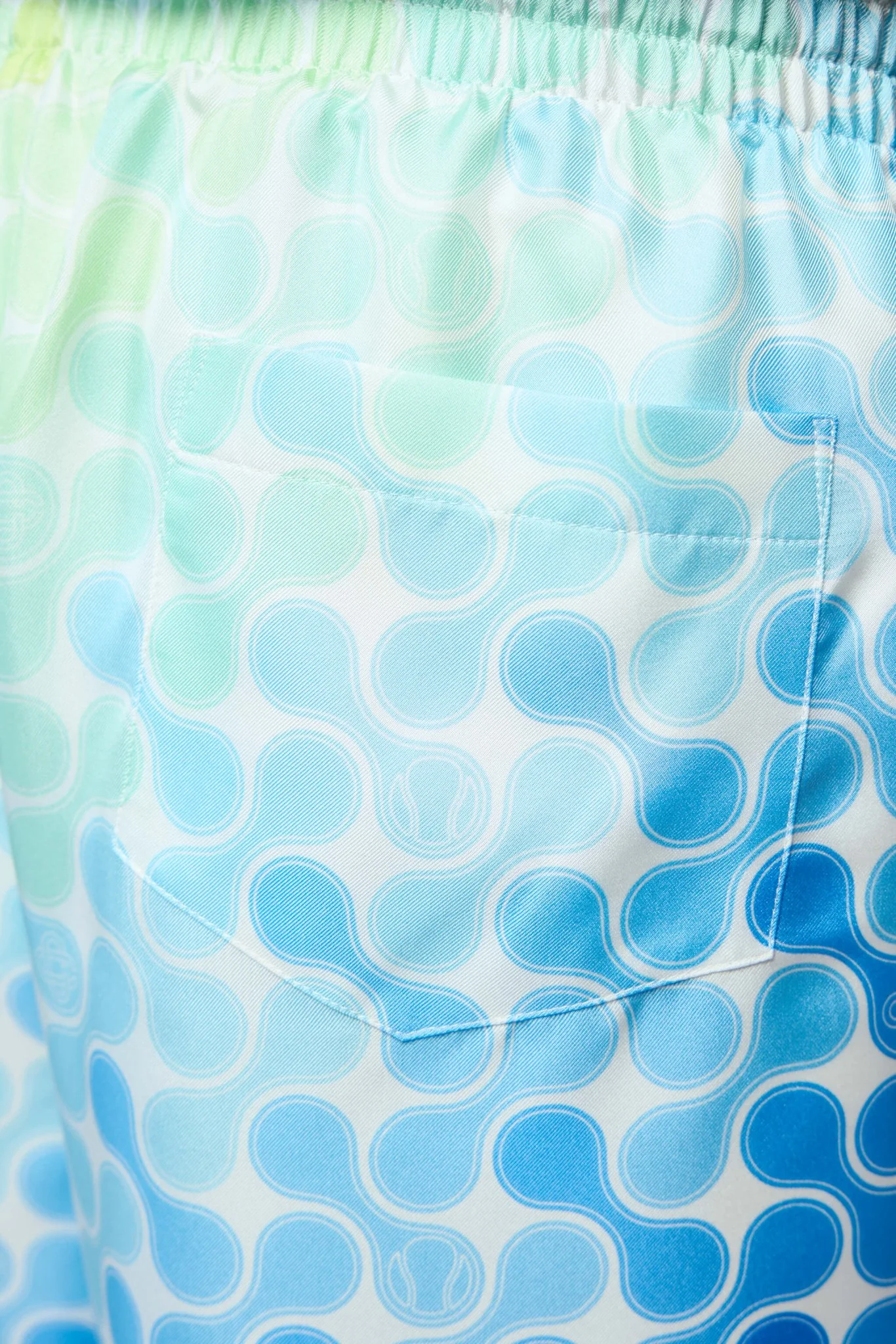 Tennis Tile Silk Shorts - Image 4