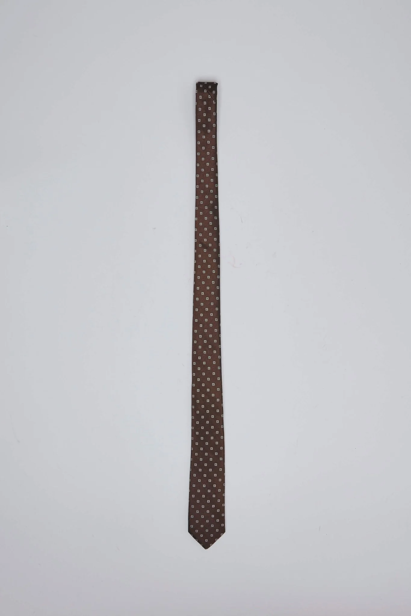 Brown Medallion Tie