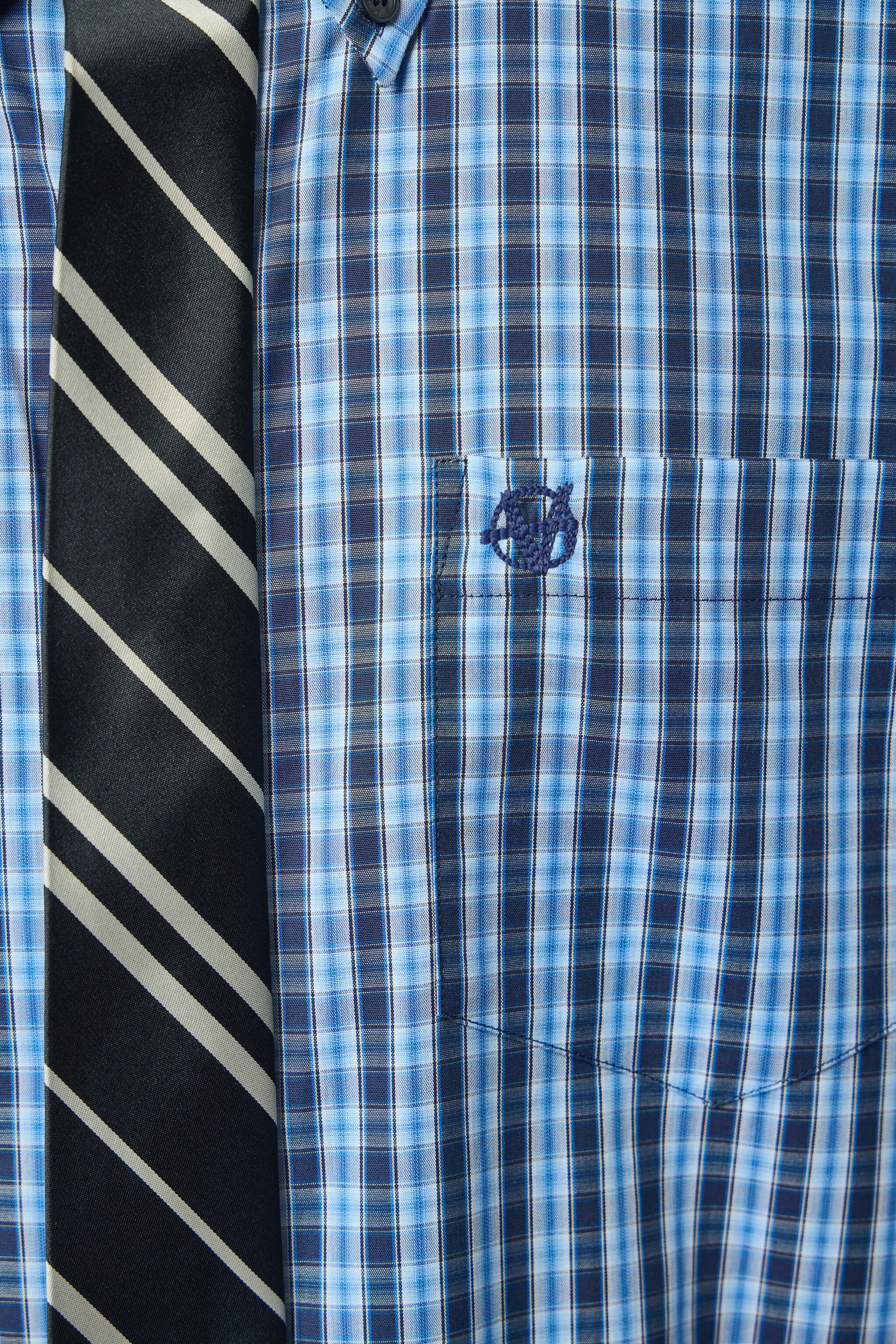 Checked Button-fastening Shirt - Image 11