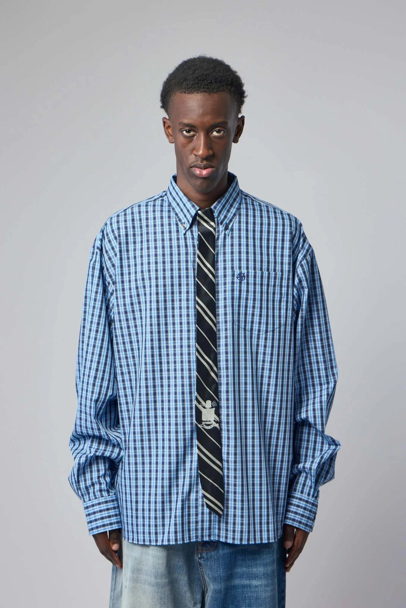 Checked Button-fastening Shirt - Image 2