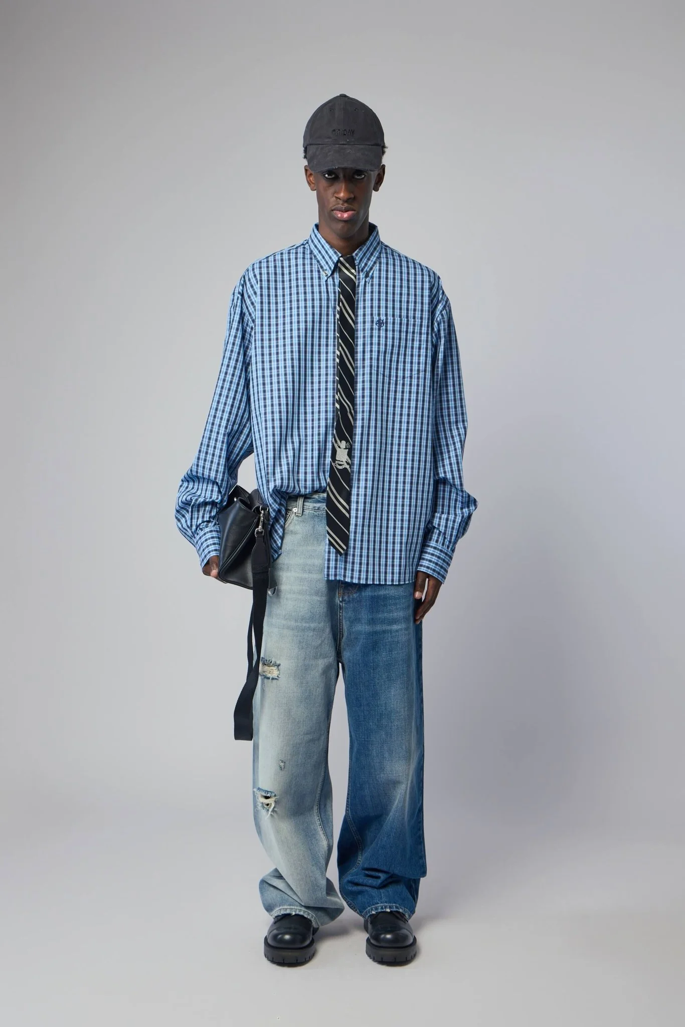 Checked Button-fastening Shirt - Image 7