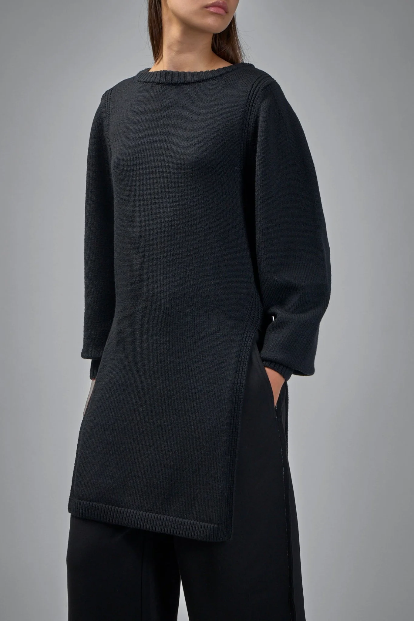 Sweater with Slits - Image 4