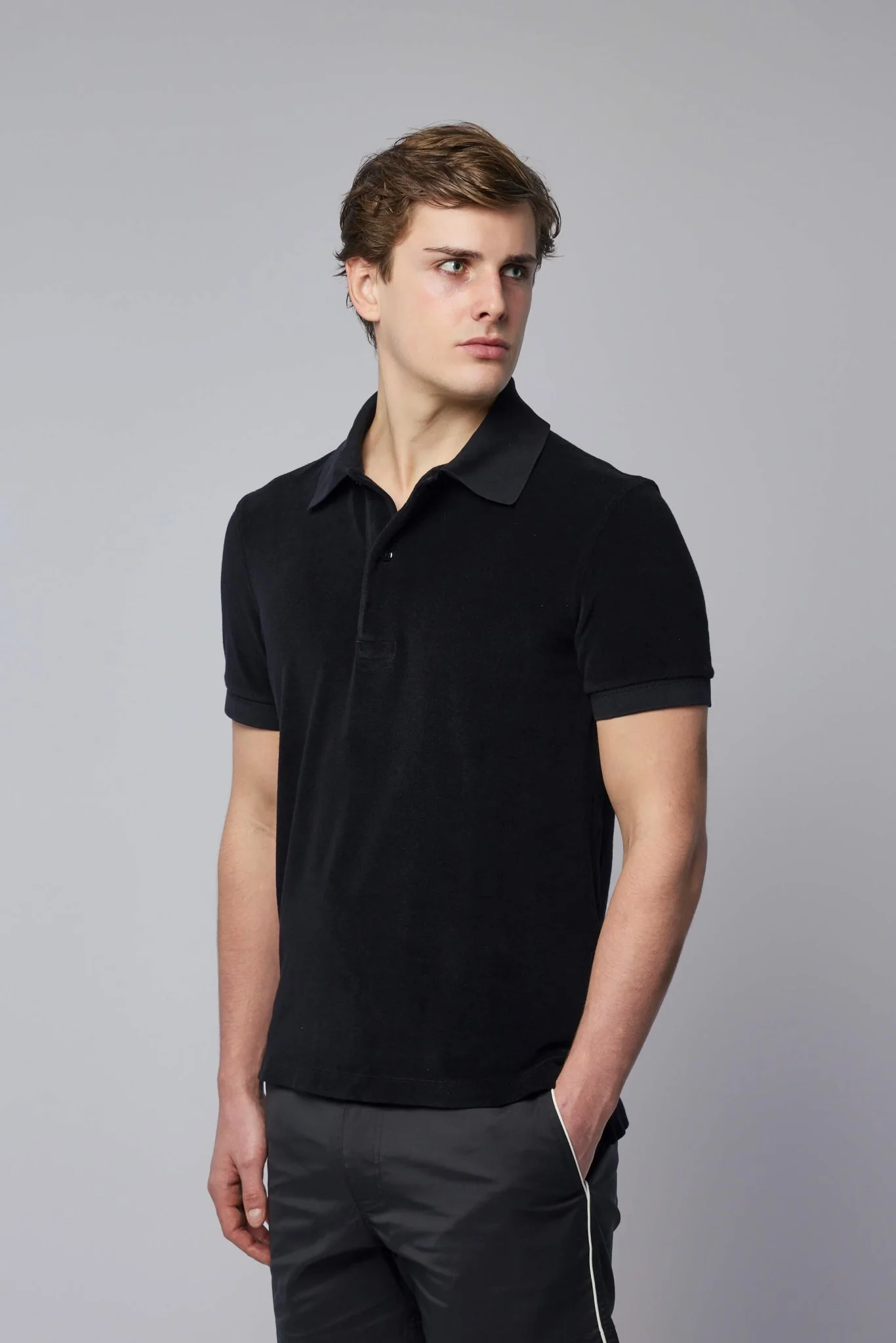 Towelling SS Polo - Image 3