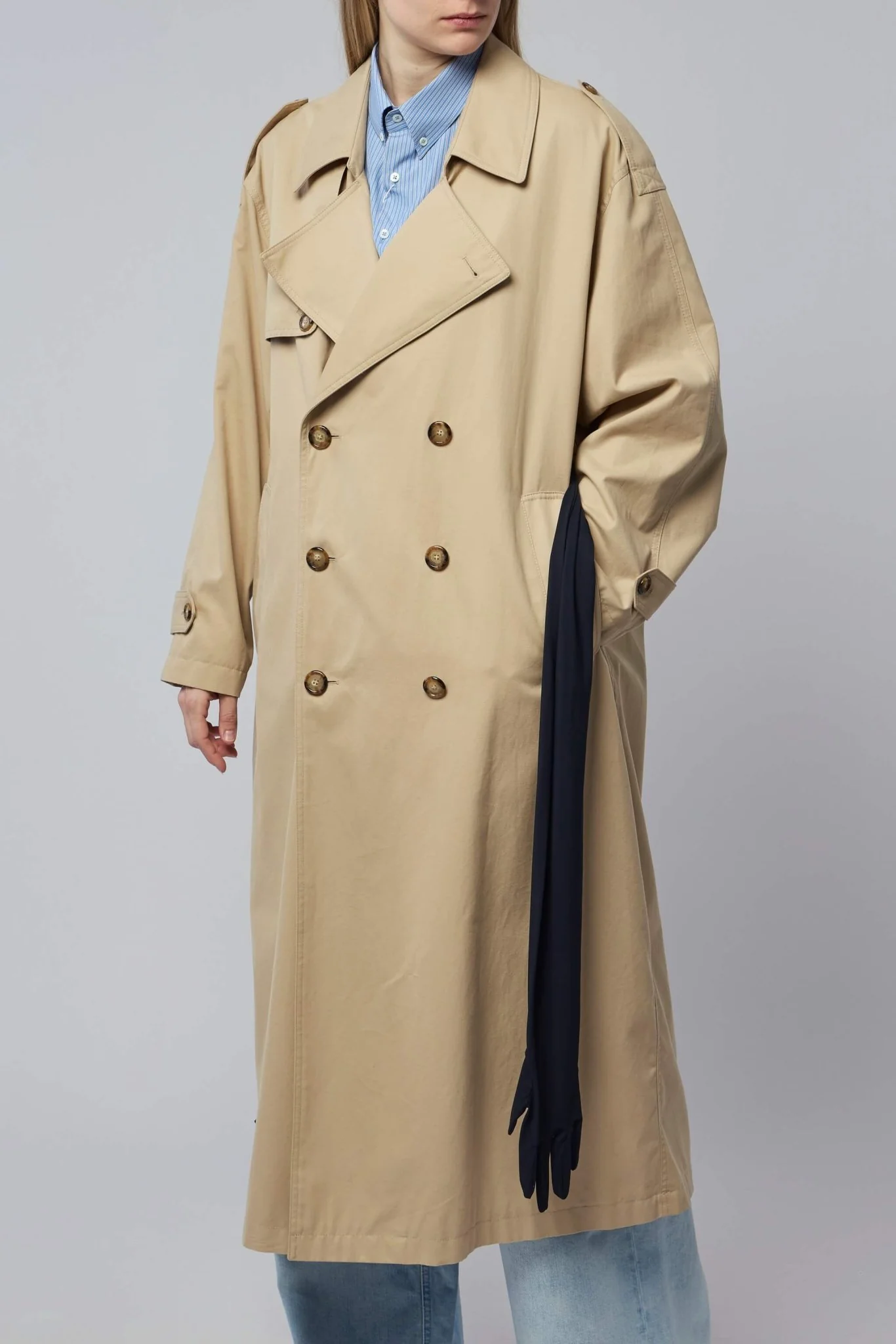 Glove Belted Trench Coat - Image 3