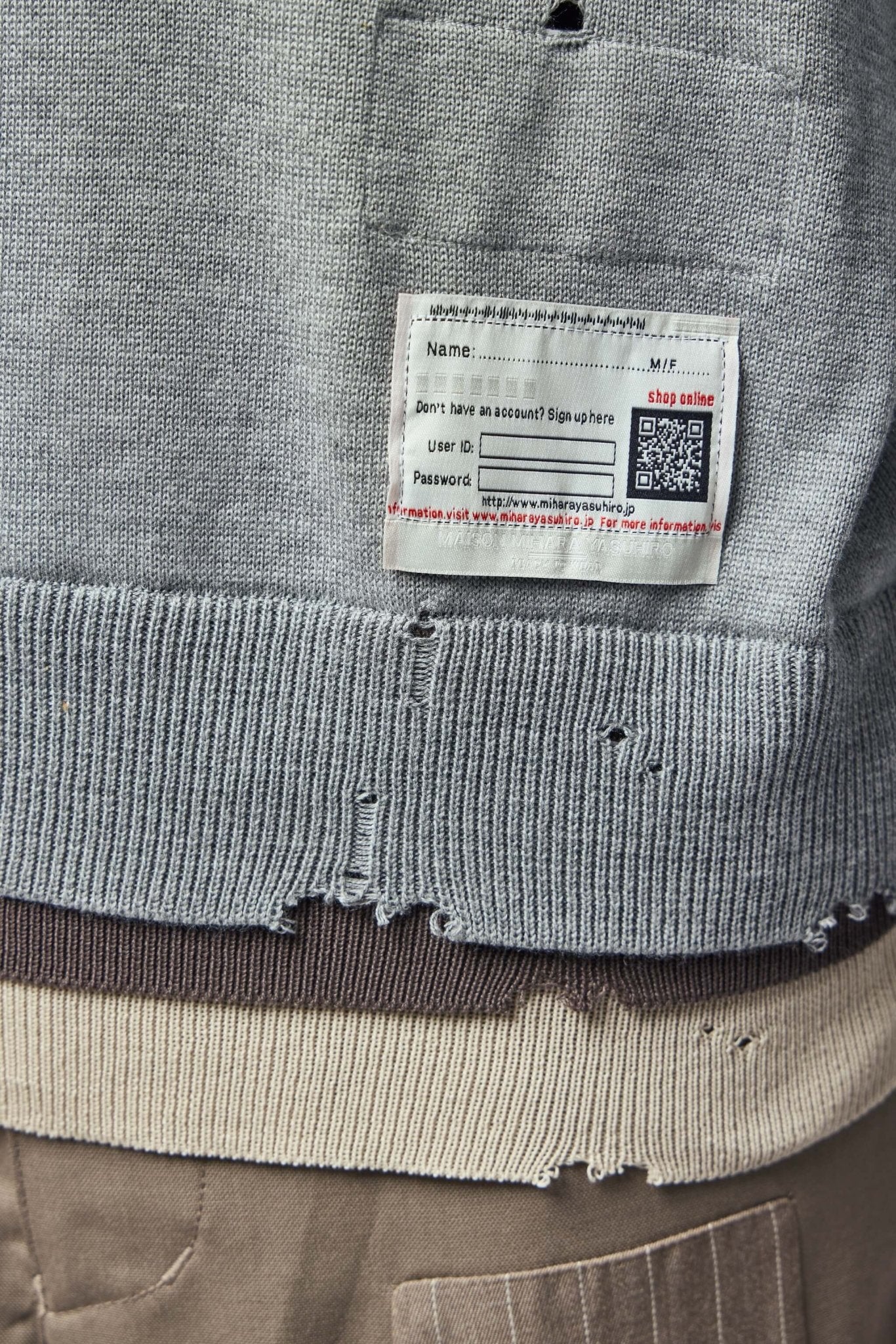 Triple Layered Knit Pullover - Image 5