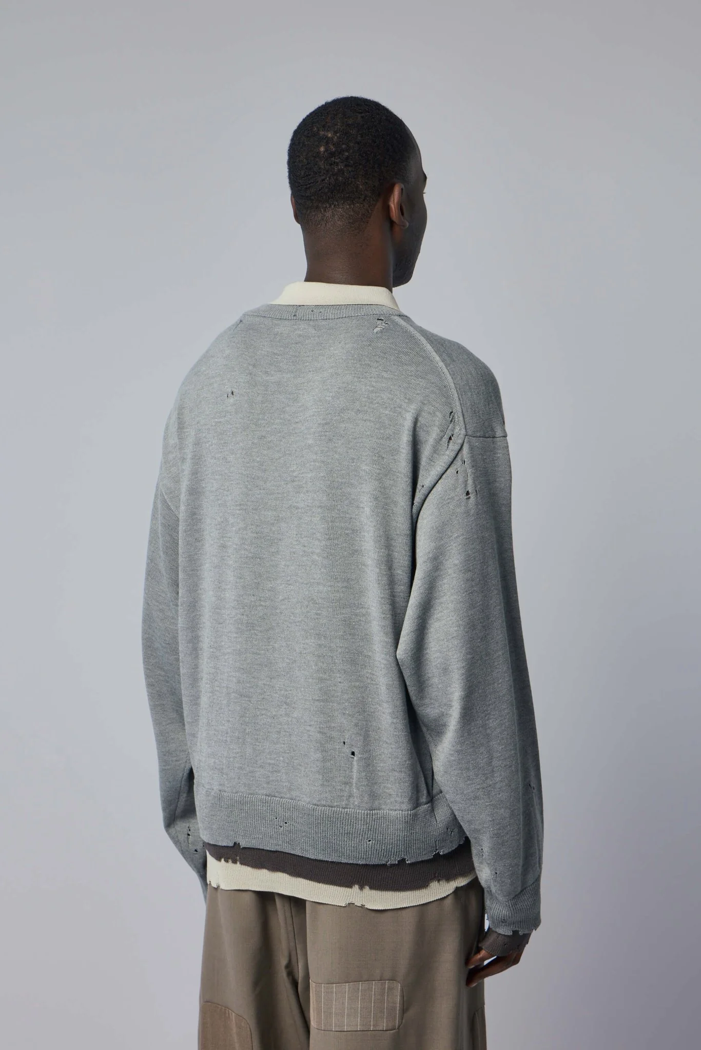 Triple Layered Knit Pullover - Image 6