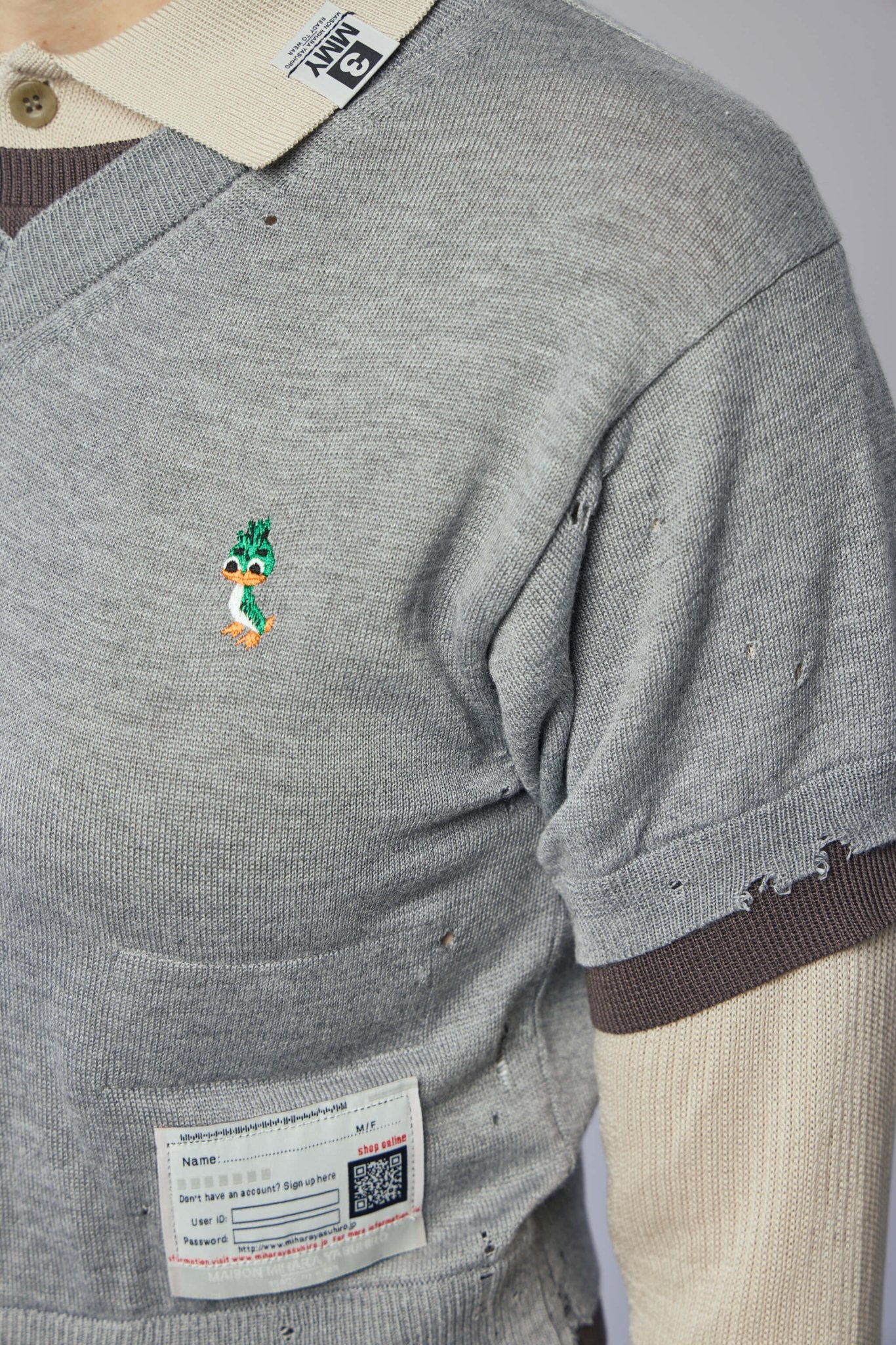 Triple Layered Knit Pullover - Image 4