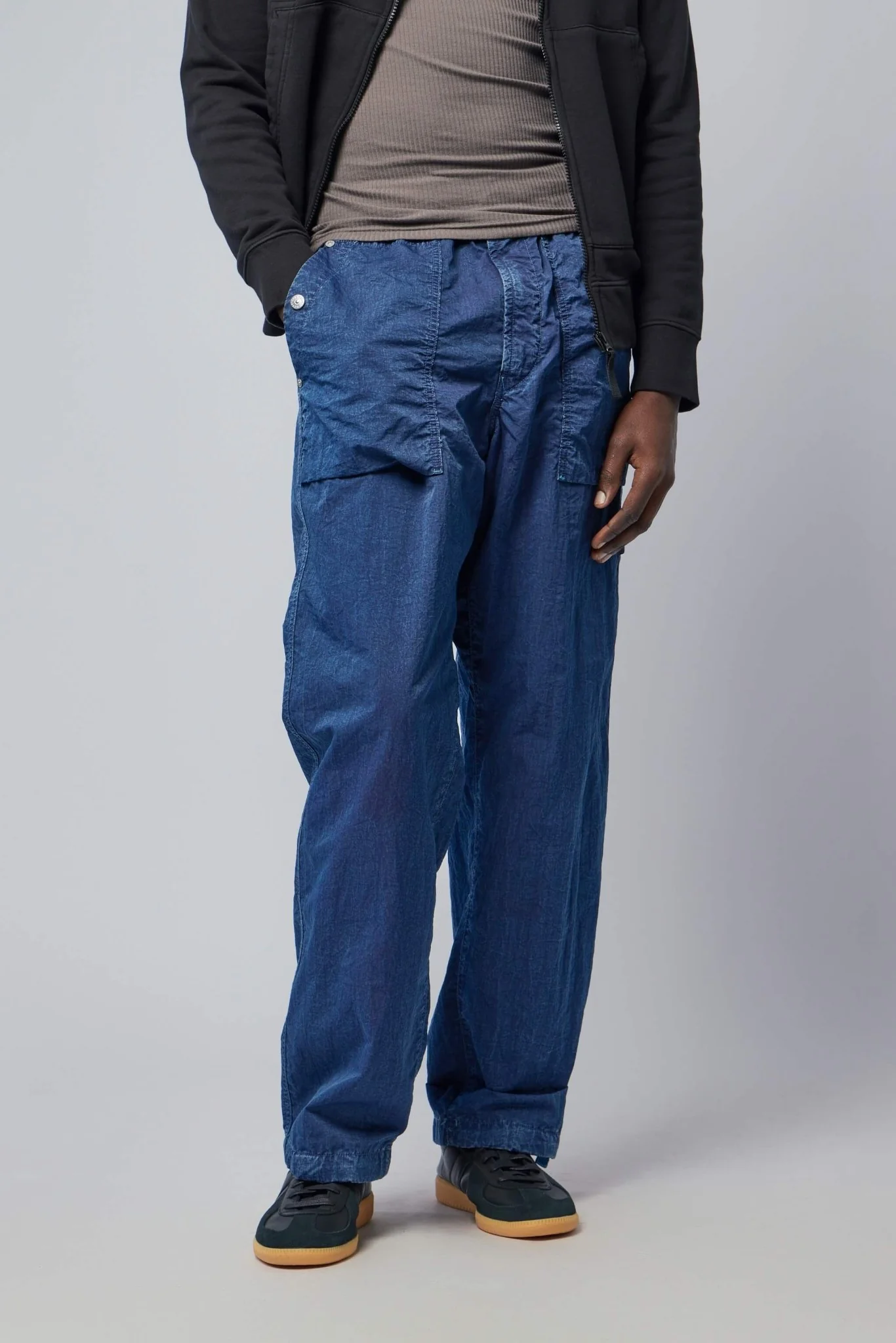 Loose-fit Fatigue Trousers with Pockets