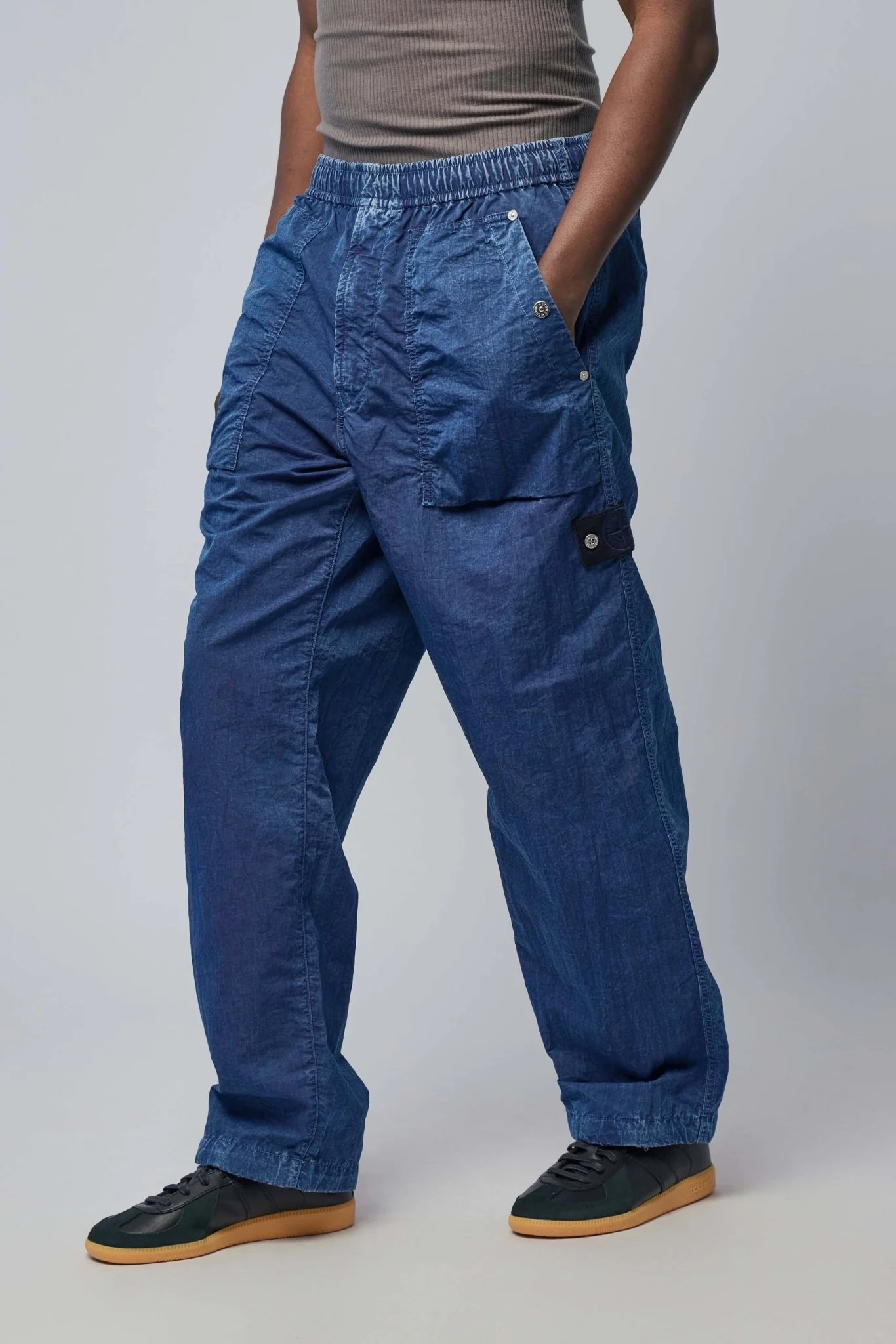 Loose-fit Fatigue Trousers with Pockets - Image 3