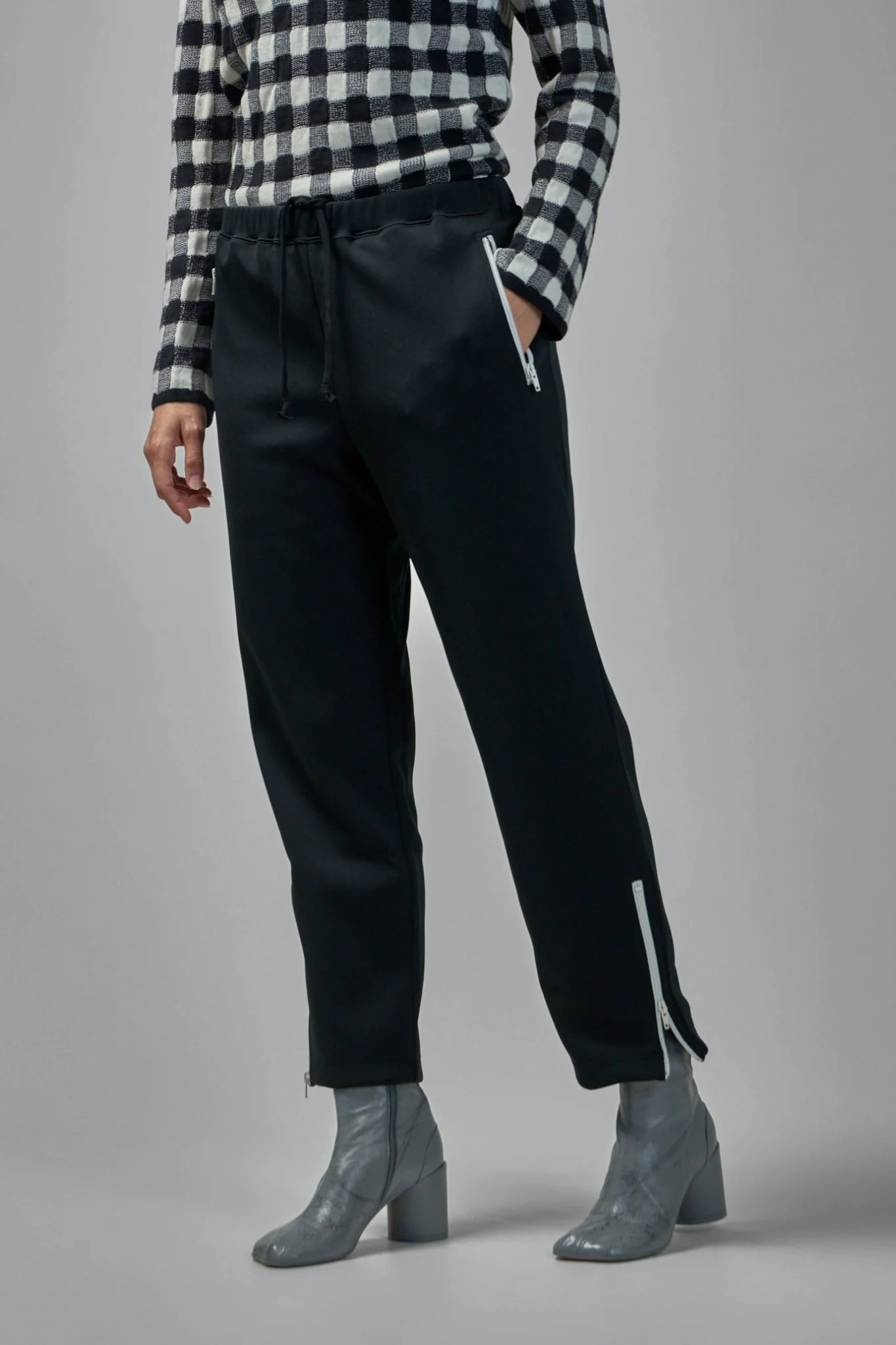 Wide Leg Zip Pants - Image 4