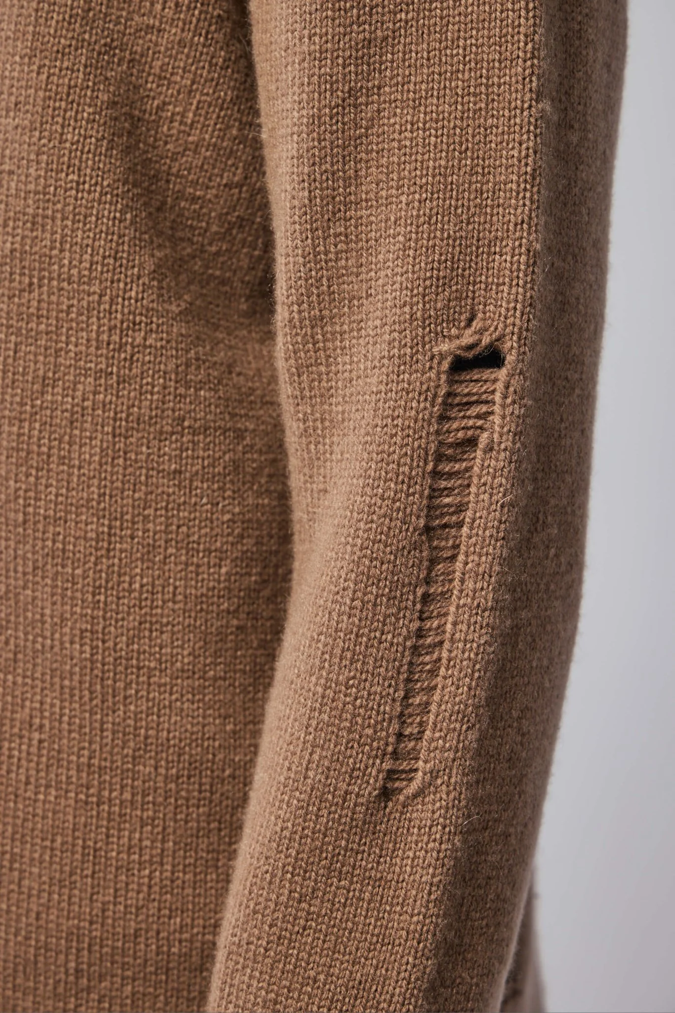Unisex V-neck Distressed Cardigan - Image 5