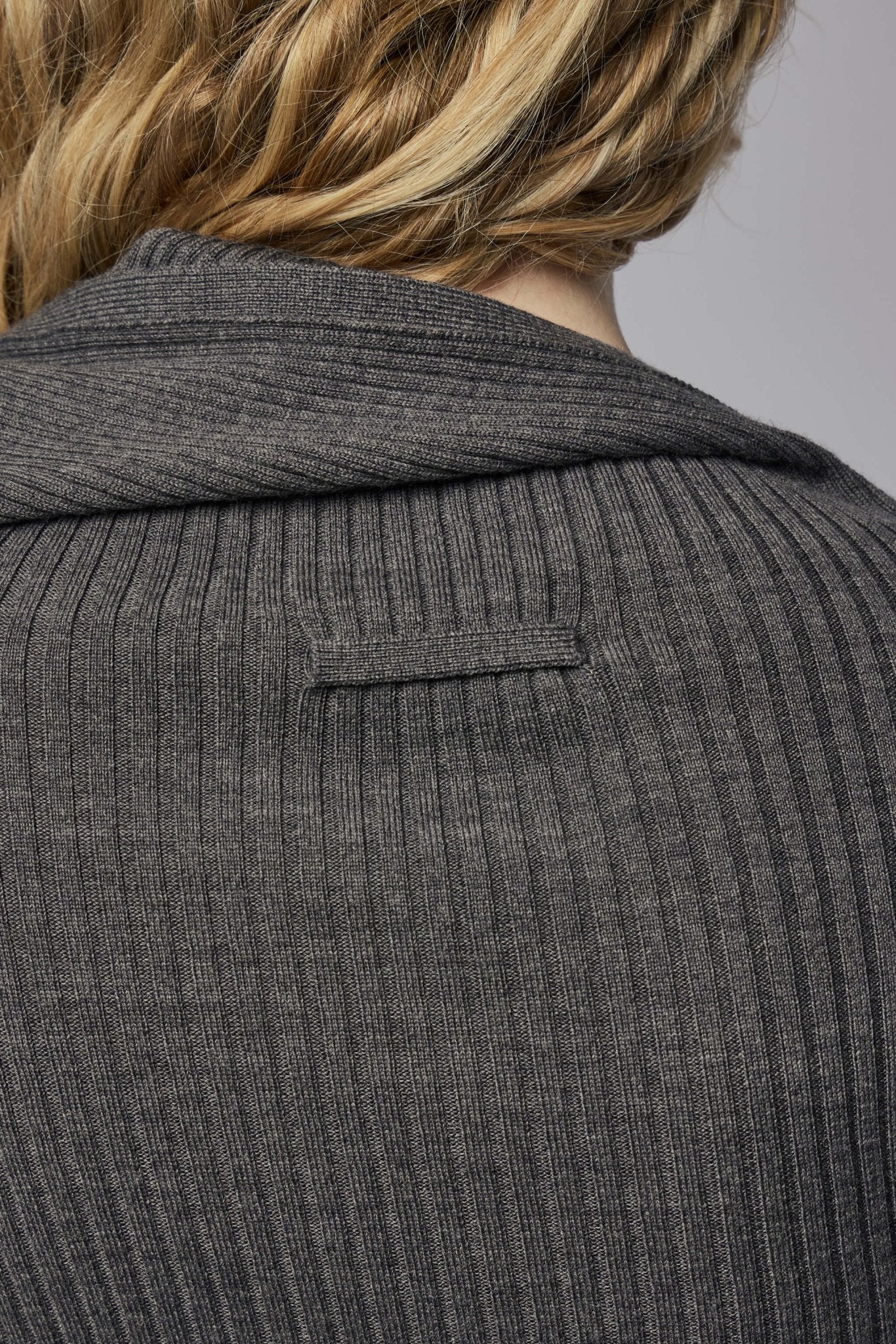 Merino Wool Asymmetric Pullover - Image 4