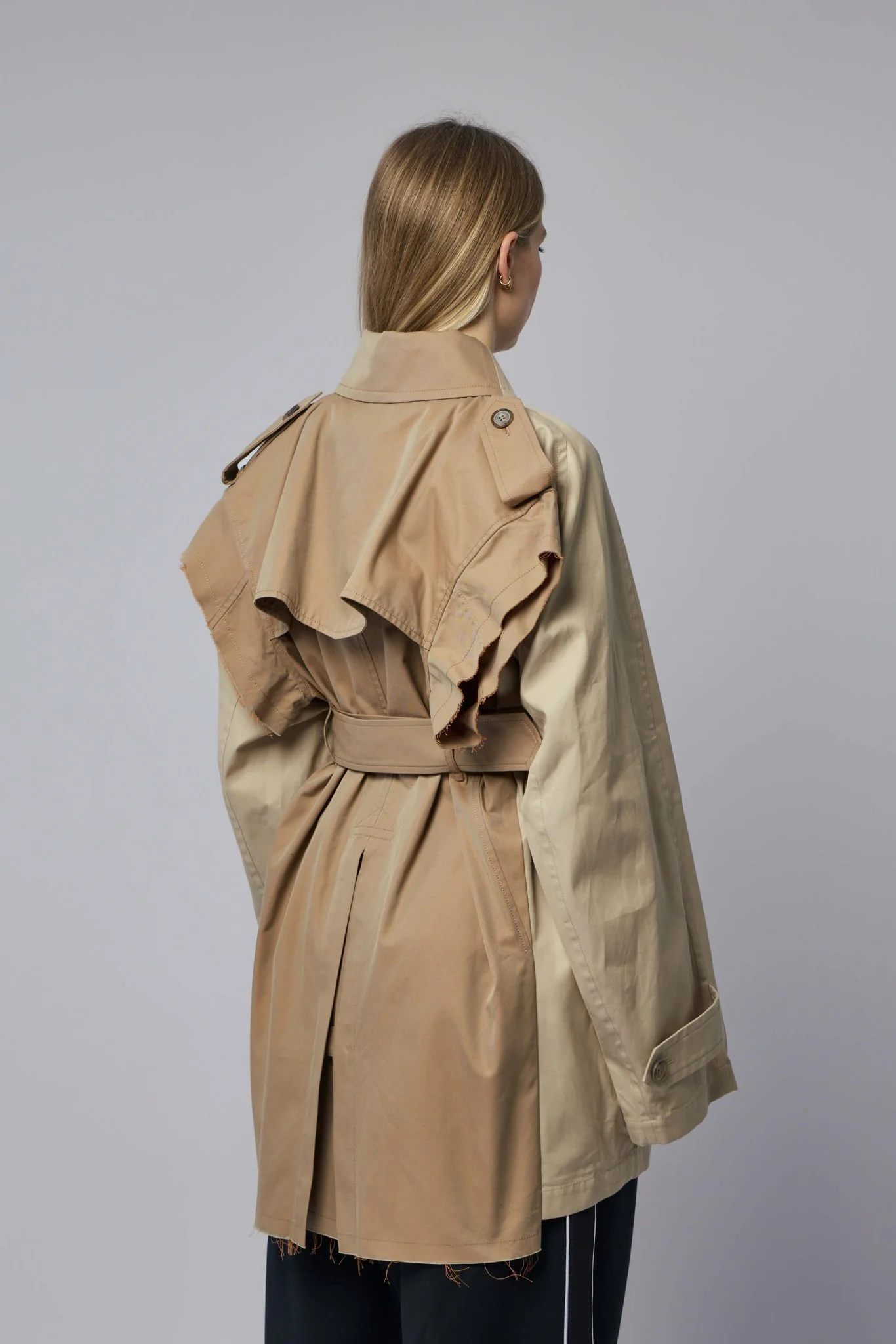 Vest Combined Balmacaan Coat - Image 5