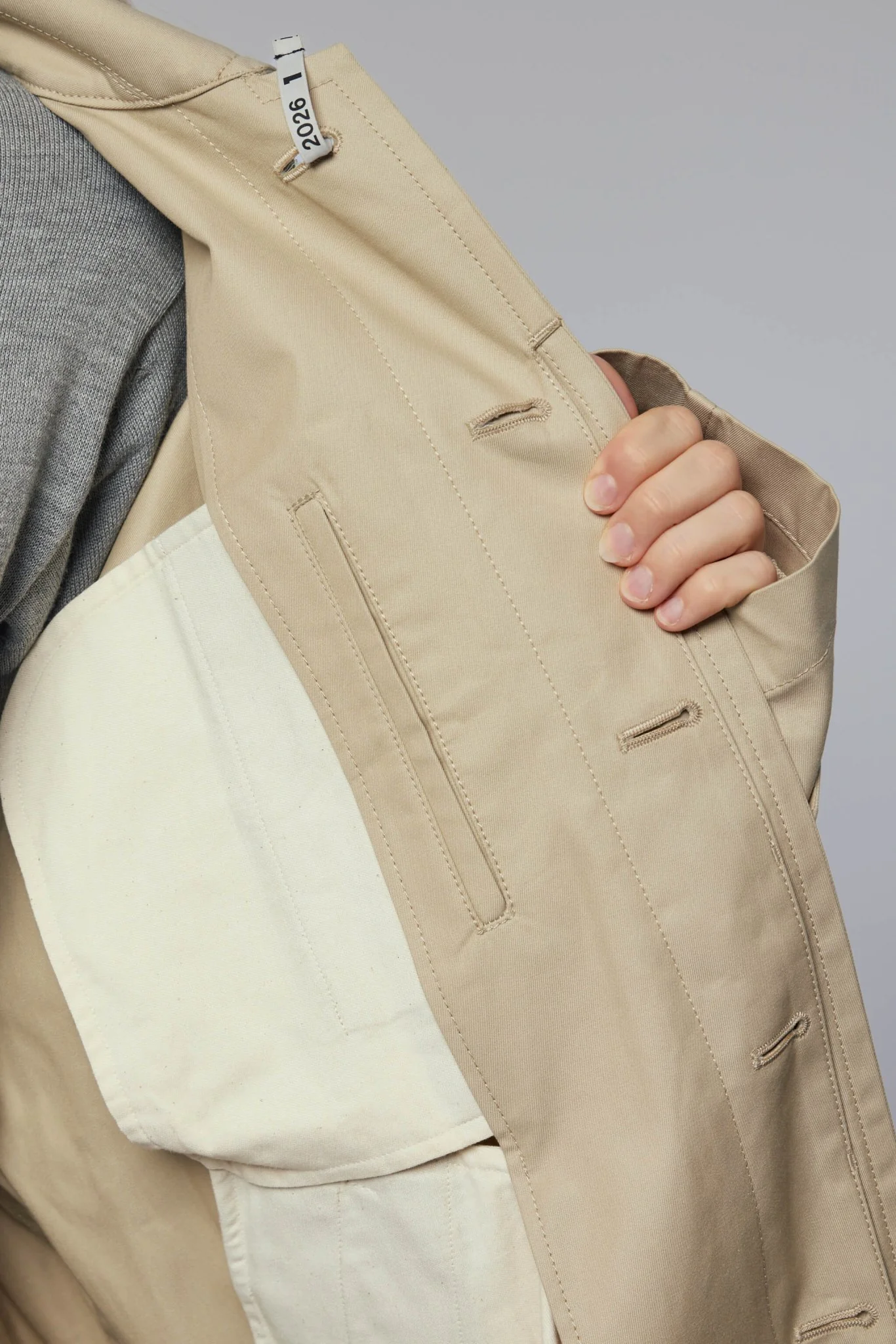 Vest Combined Balmacaan Coat - Image 7