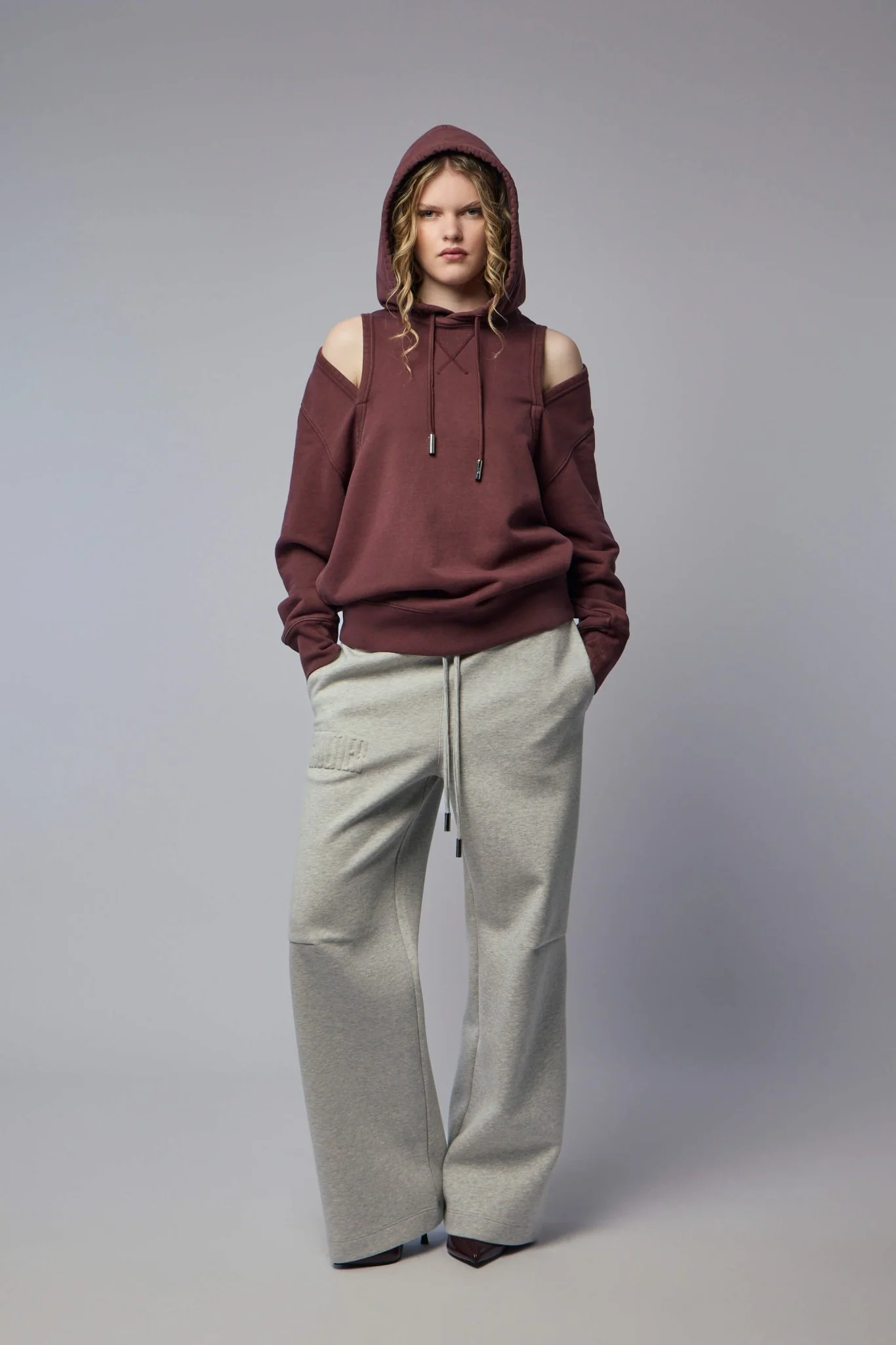 French Terry Cut Out Hoodie - Image 6