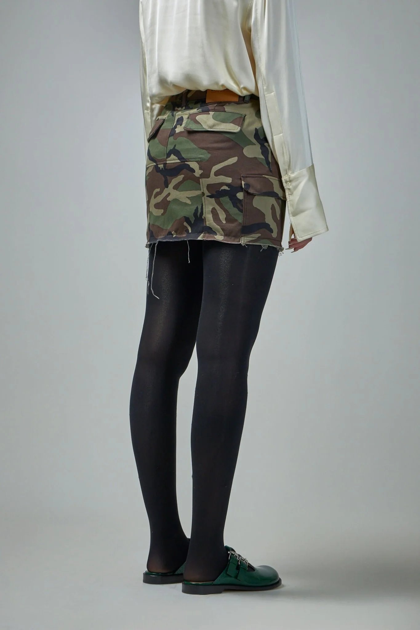 Cargo Camo Mini Skirt - Image 3
