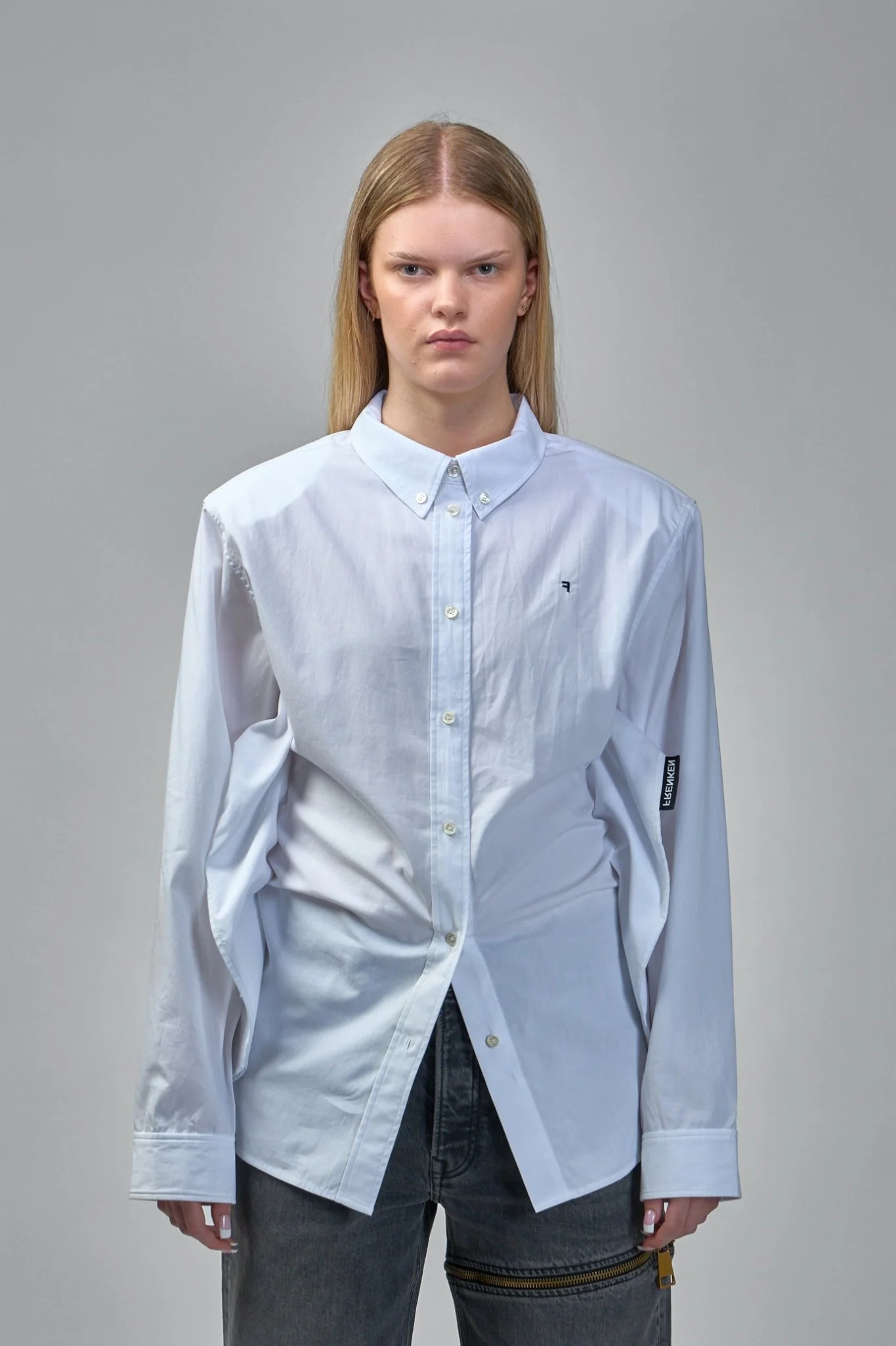 Waisted Classic Oversized Shirt - Image 2