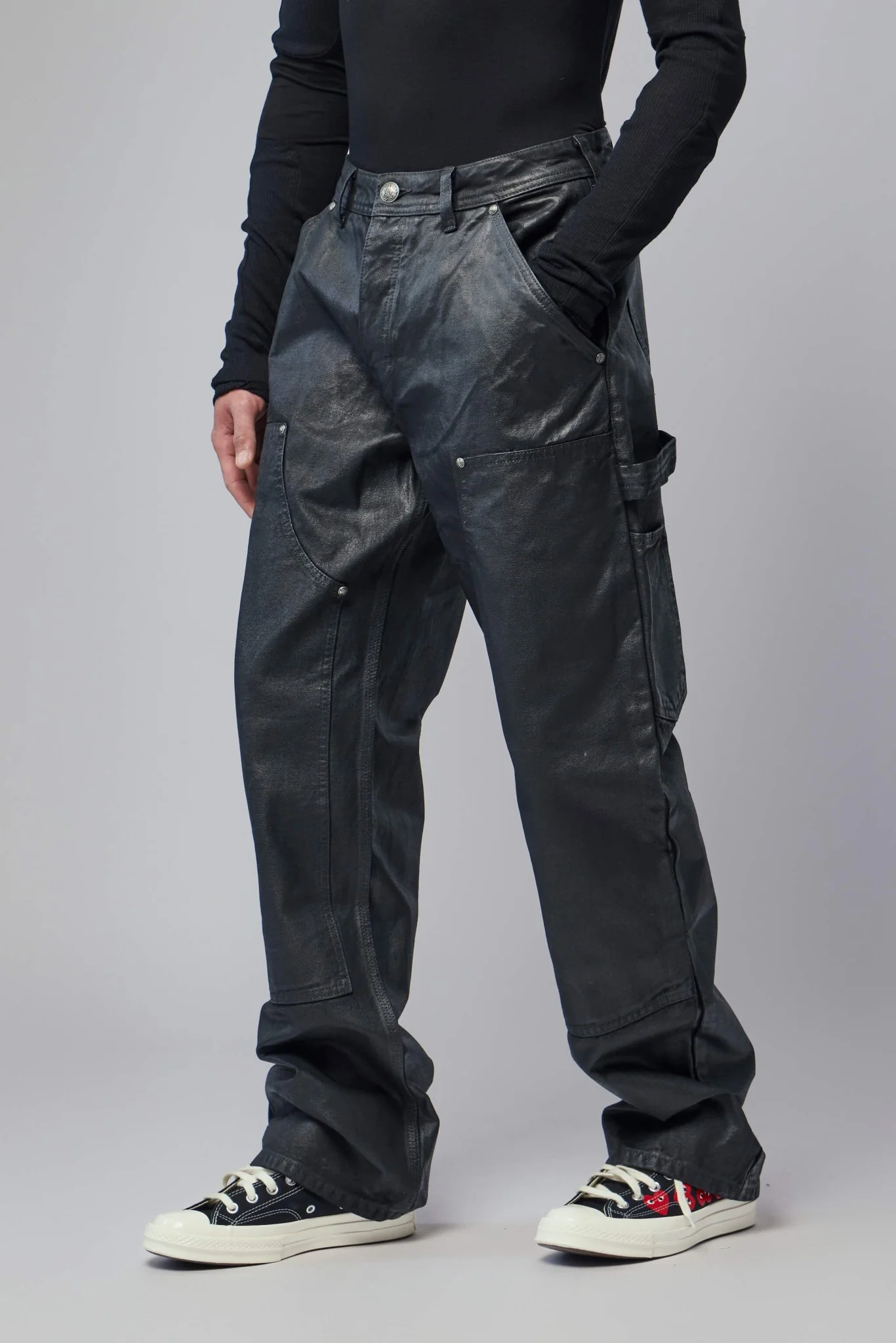 Waxed Workwear Pants - Image 3