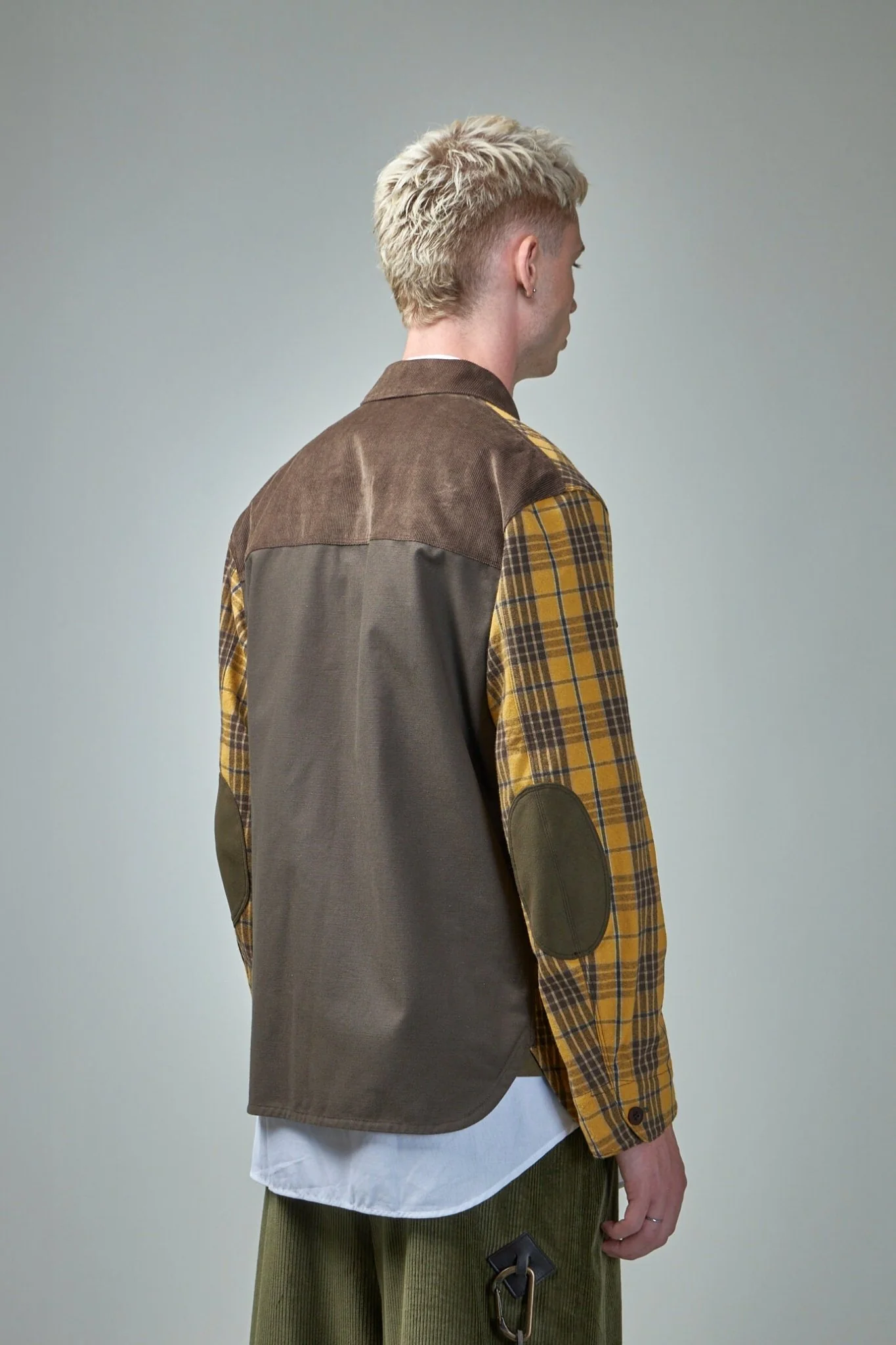 Men's Plaid-Patterned Jacket - Image 3