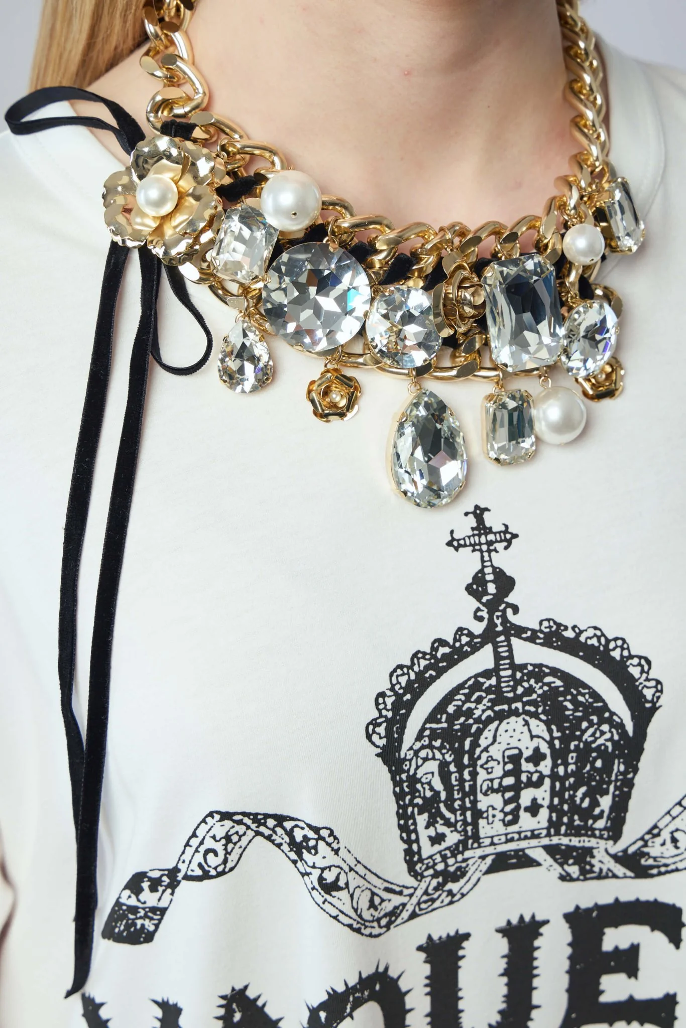 Jewelled Chain Necklace - Image 3