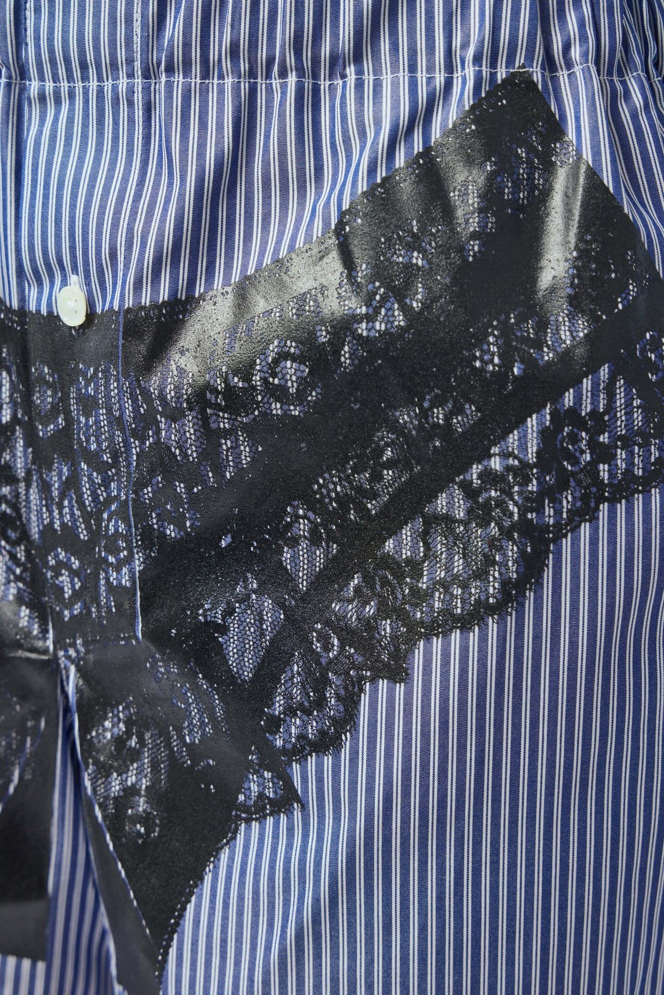 Striped Trompe L'oeil Boxer Shorts - Image 4