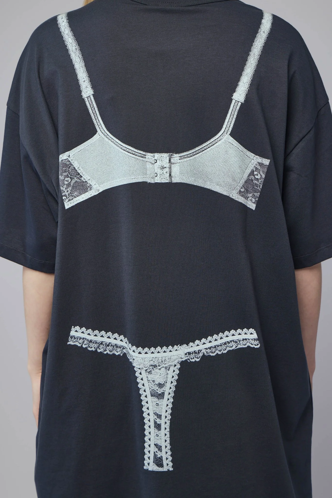Women Trompe L'oeil Tall Tee Knit - Image 6