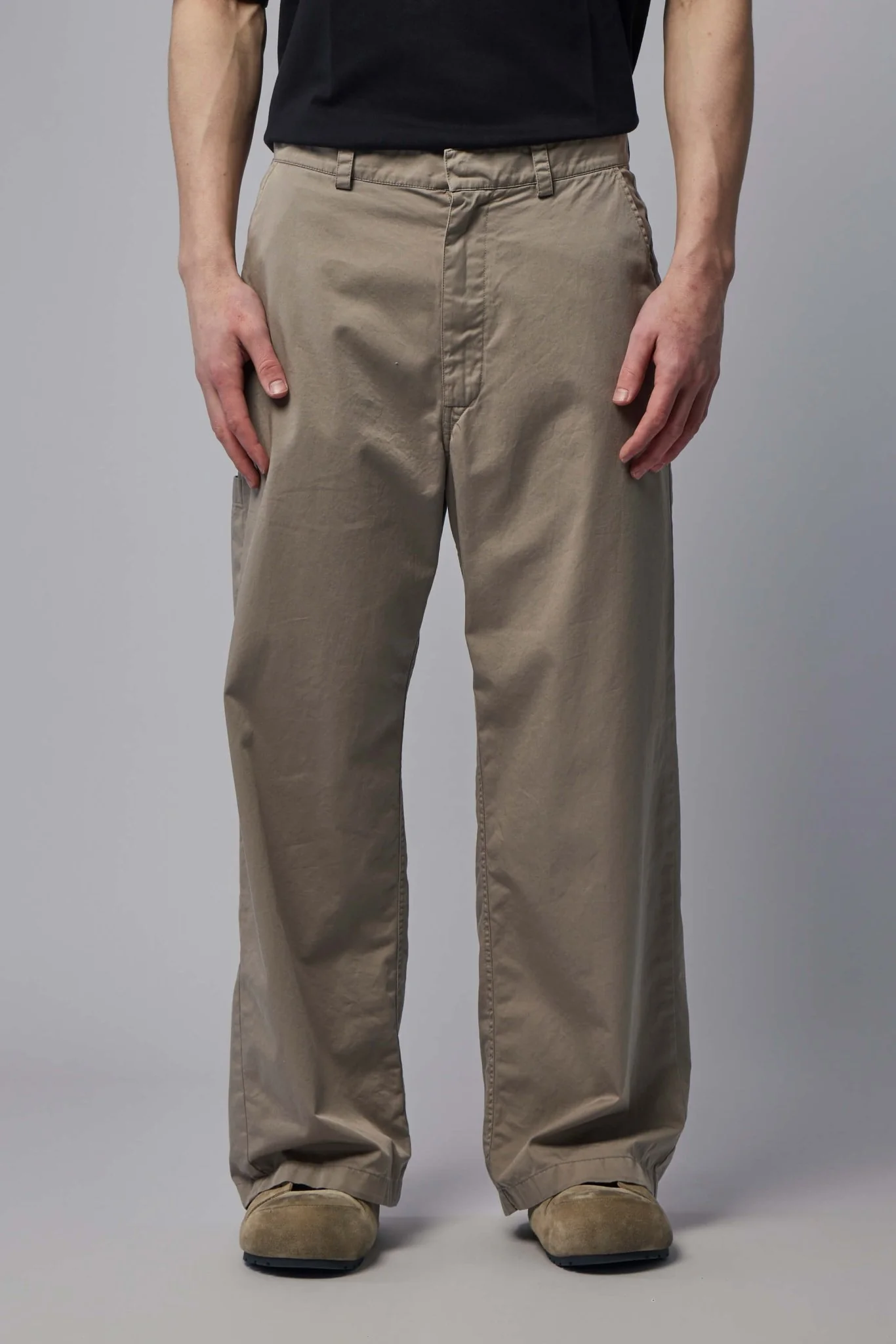 Workwear Pants New Beige - Image 2