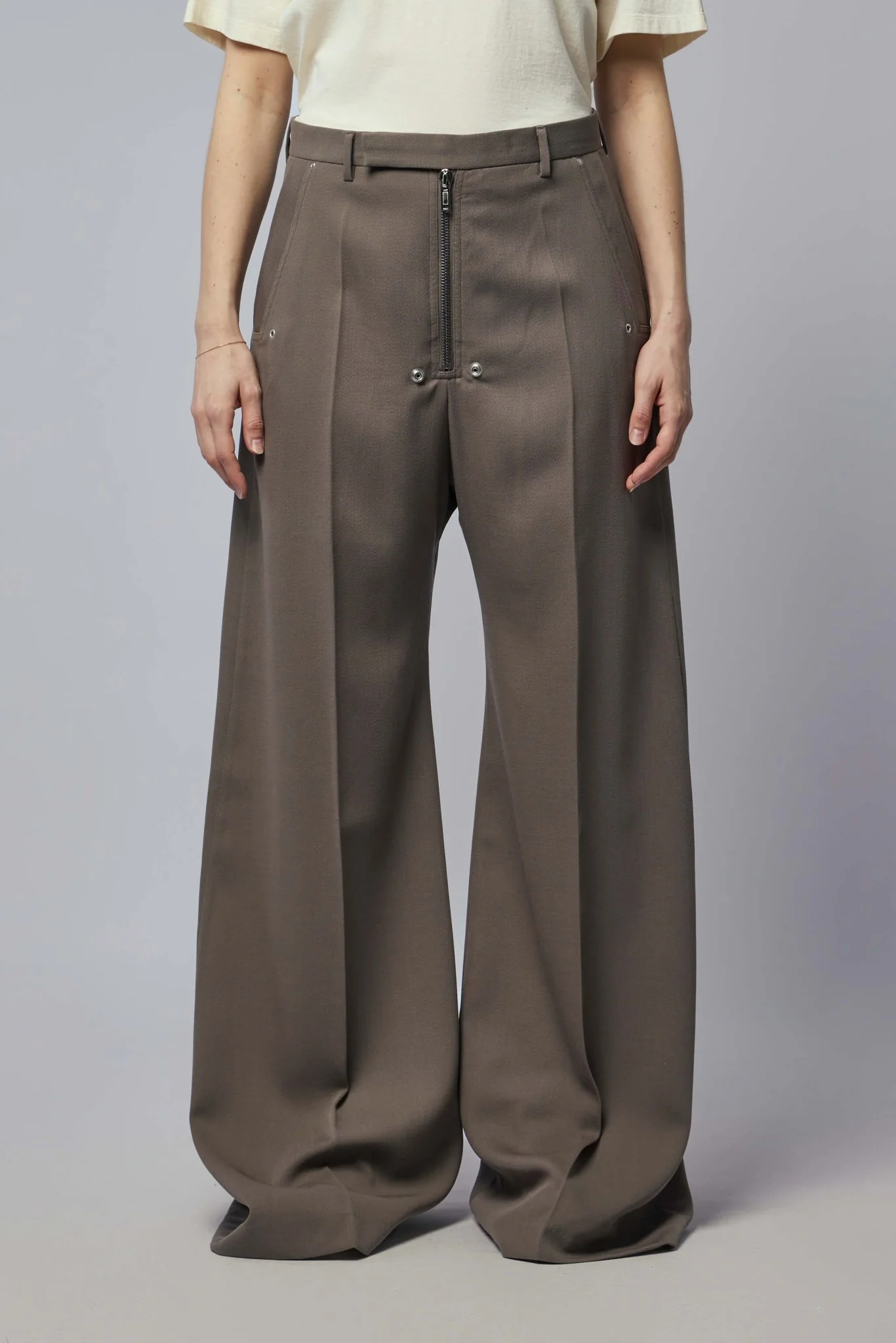 Woven Pants - Tailored Wide Belas Dust - Image 2