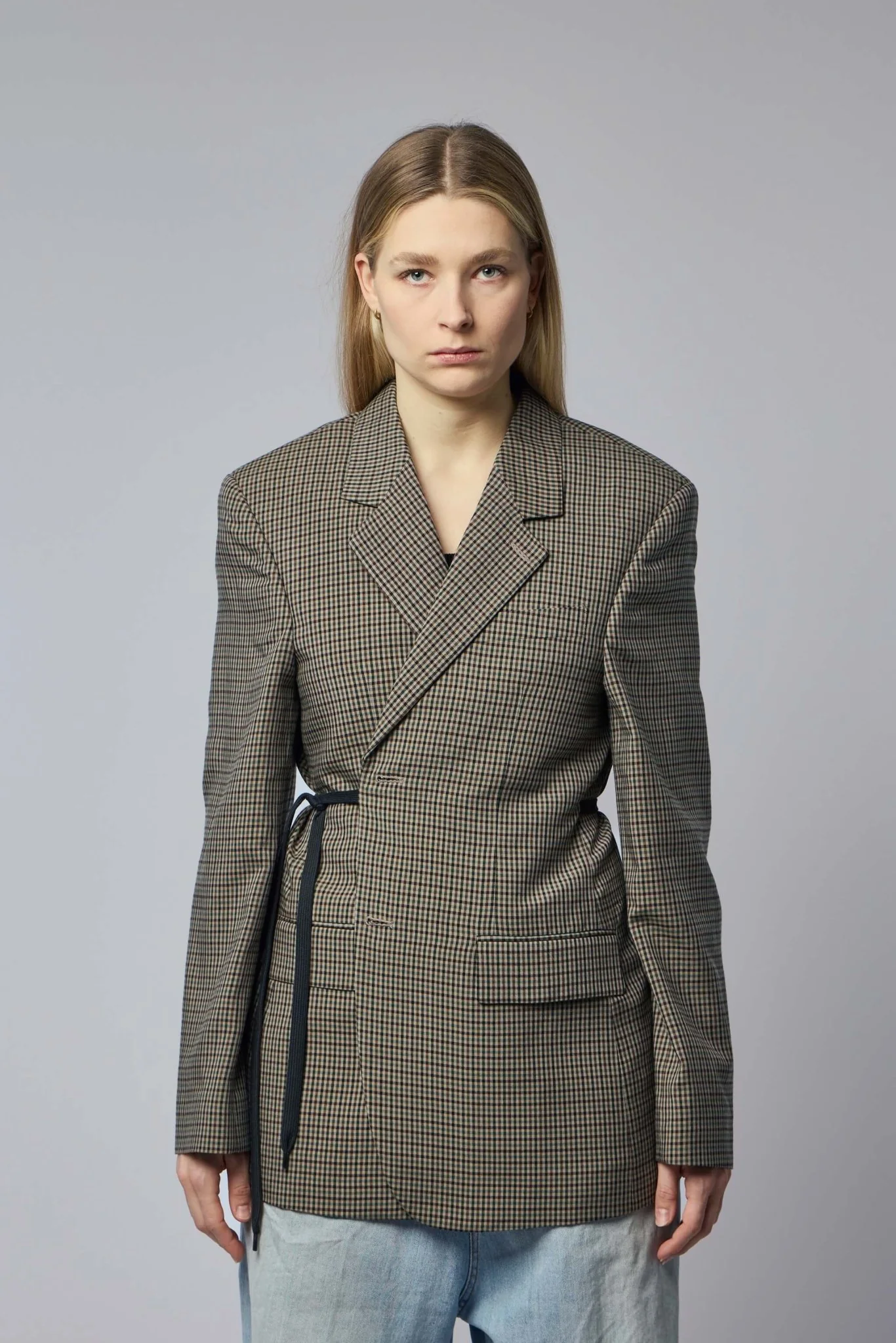 Wrap Tailored Jacket - Image 2